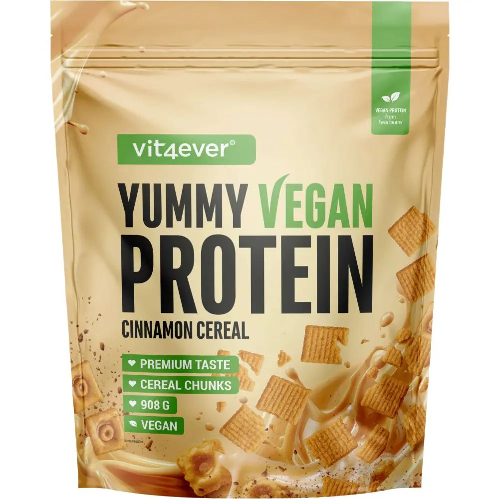 Yummy Vegan Protein - Cinnamon Cereal, 908 g