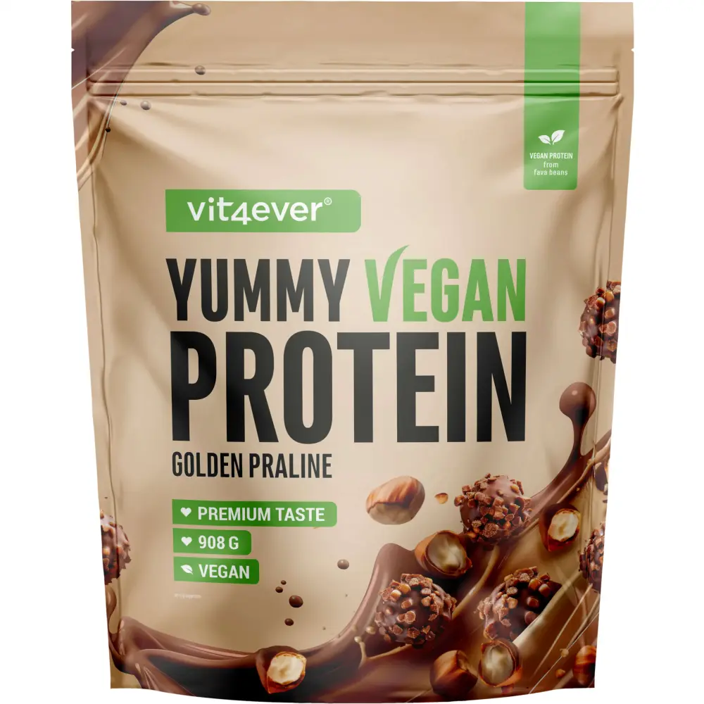 Yummy Vegan Protein - Golden Praline, 908 g