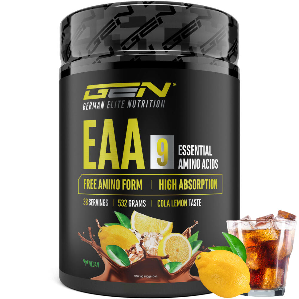 EAA + Histidin 3.0 - Cola Lemon, 532 g Pulver