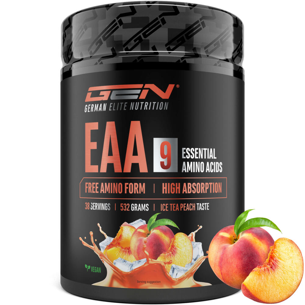 EAA + Histidin 3.0 - Ice Tea Peach, 532 g Pulver