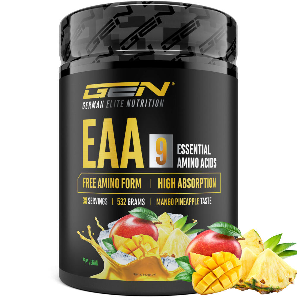 EAA + Histidin 3.0 - Mango Pineapple, 532 g Pulver