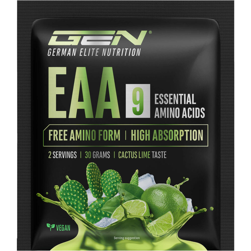 Probierpaket EAA + Histidin 3.0 - Limette Kaktus, 30 g Pulver