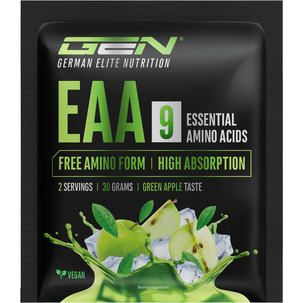 Probierpaket EAA + Histidin 3.0 - Green Apple, 30 g Pulver
