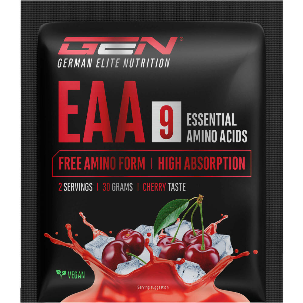 Probierpaket EAA + Histidin 3.0 - Cherry, 30 g Pulver