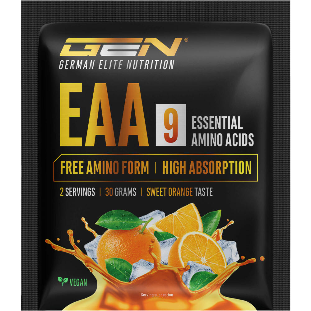 Probierpaket EAA + Histidin 3.0 - Sweet Orange, 30 g Pulver