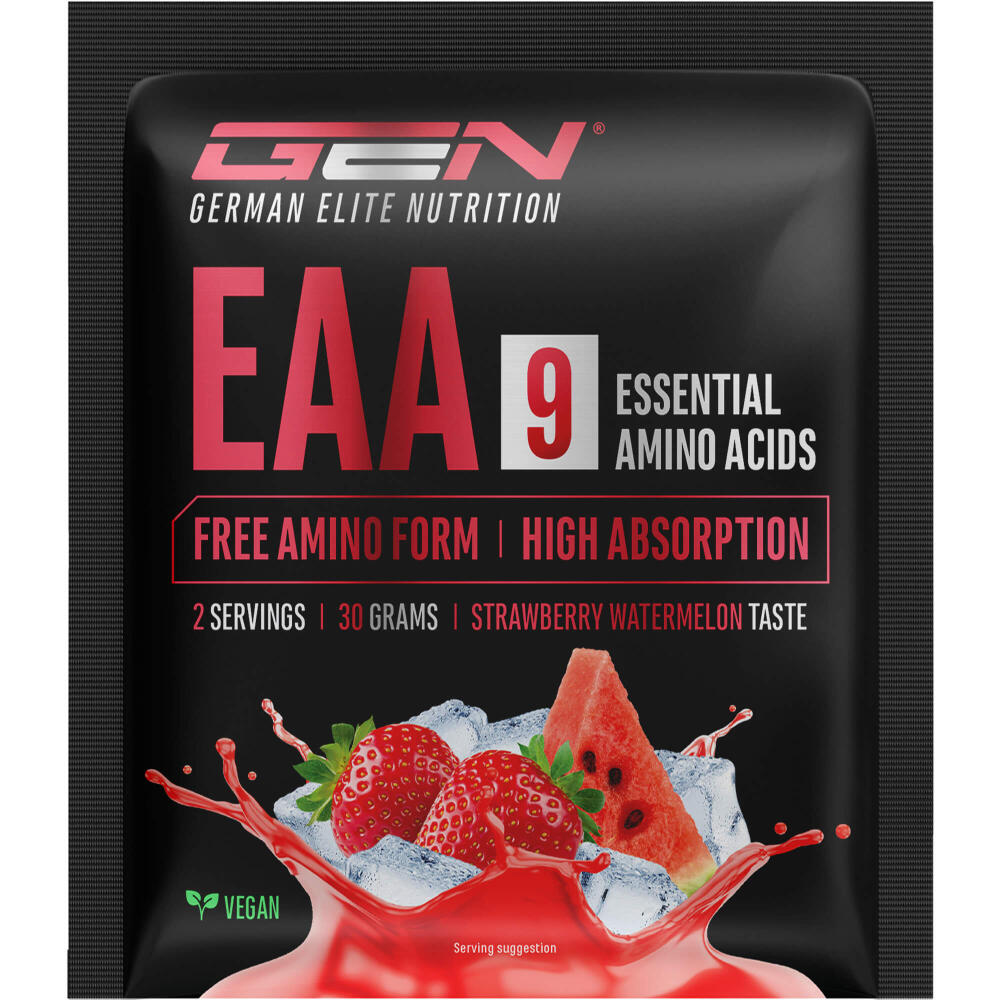 Probierpaket EAA + Histidin 3.0 - Strawberry Watermelon, 30 g Pulver