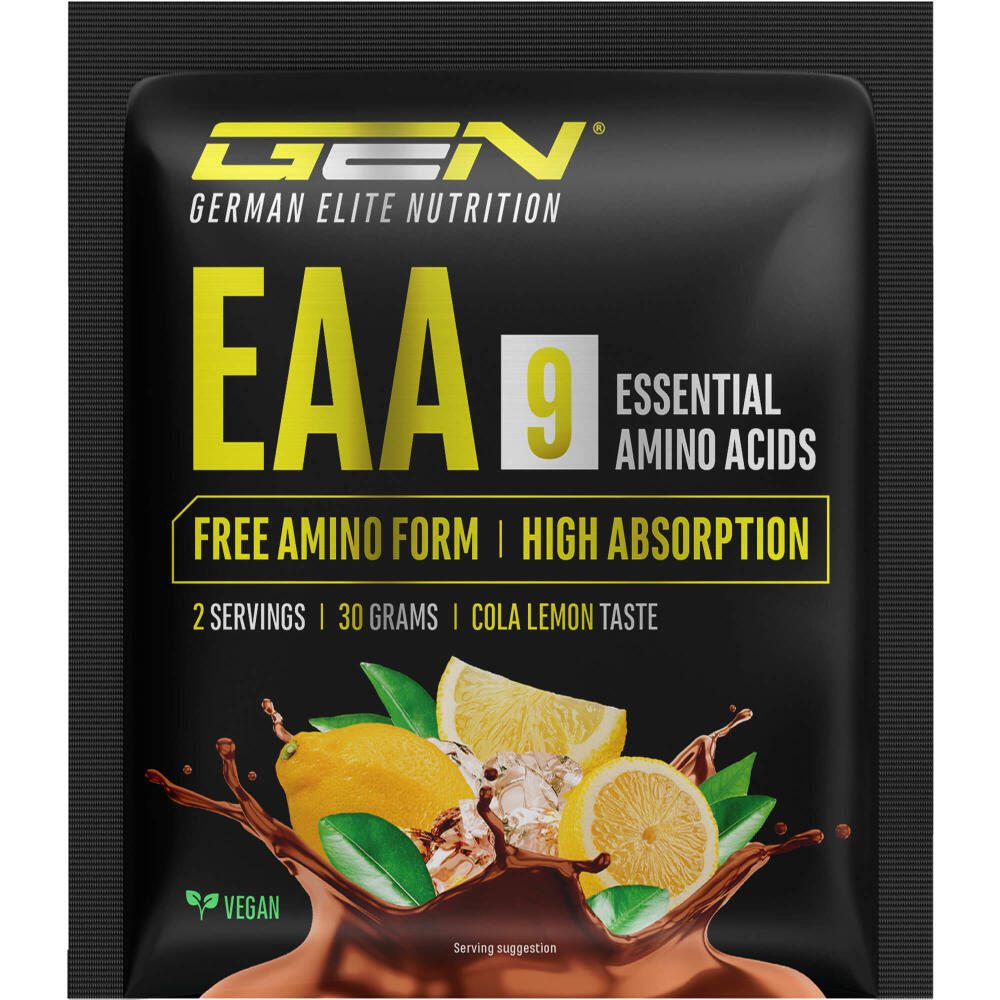 Probierpaket EAA + Histidin 3.0 - Cola Lemon, 30 g Pulver