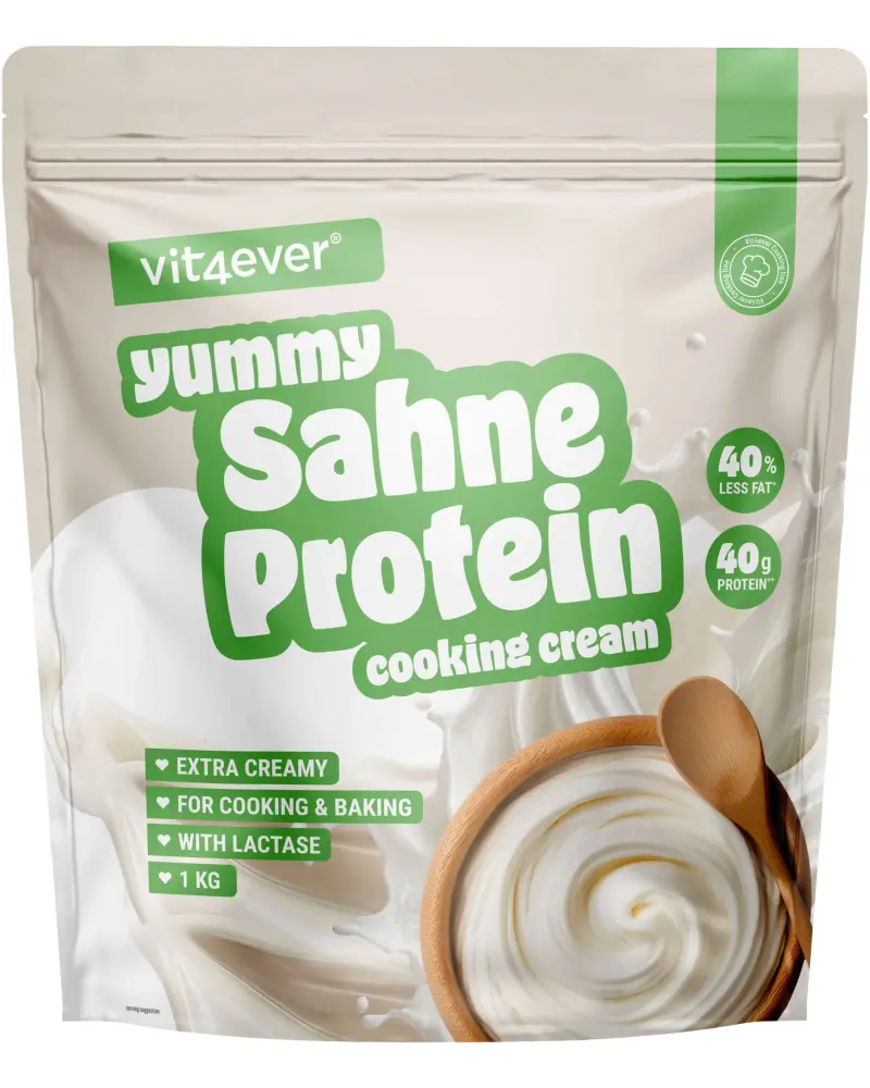 Sahne Protein - verscheidene Größen