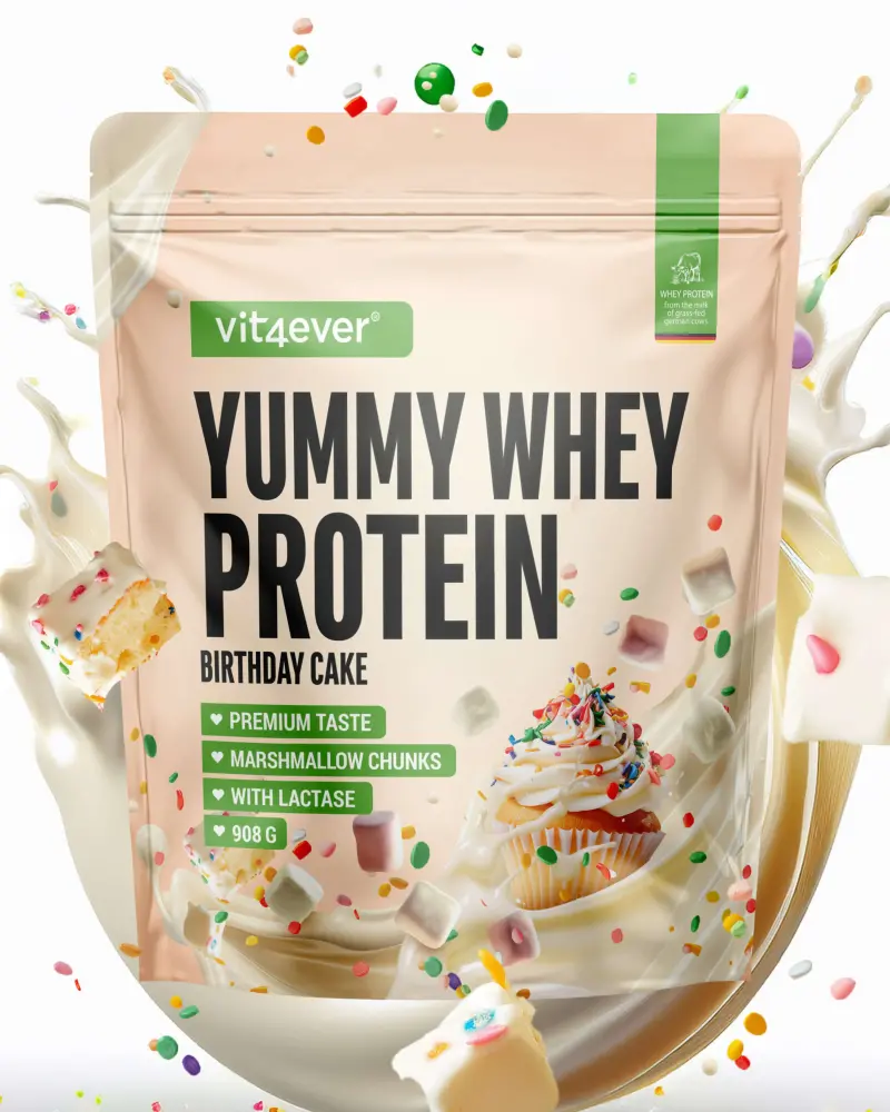Yummy Whey - Birthday Cake, 908 g