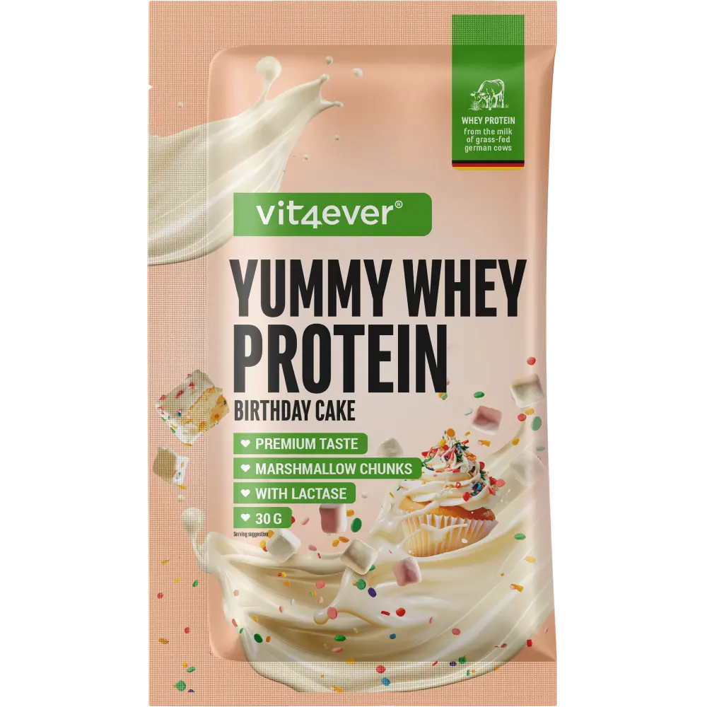 Probierpaket Yummy Whey - Birthday Cake, 30 g