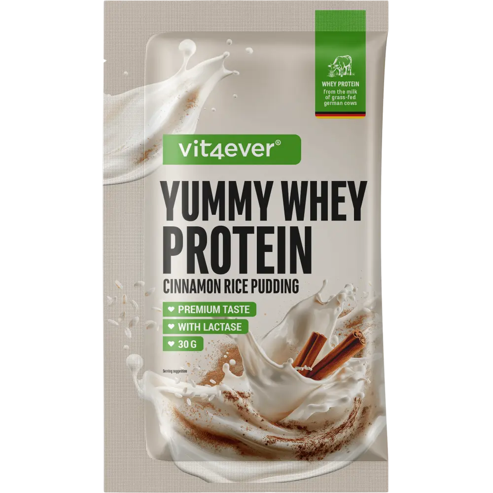 Probierpaket Yummy Whey - Cinnamon Rice Pudding, 30 g