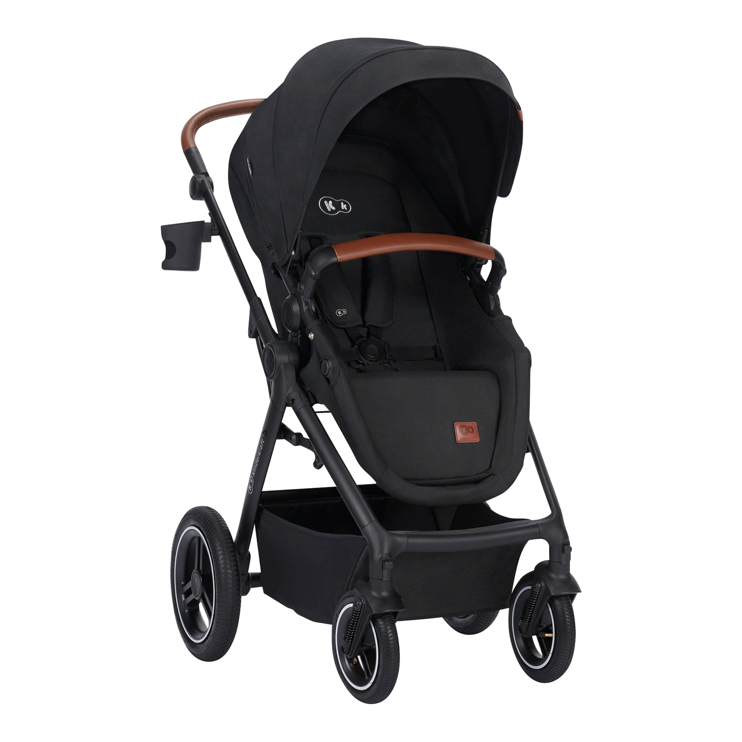 Kinderkraft Kombikinderwagen B-TOUR 3in1 Trio-Set inkl. Babyschale MINK PRO schwarz