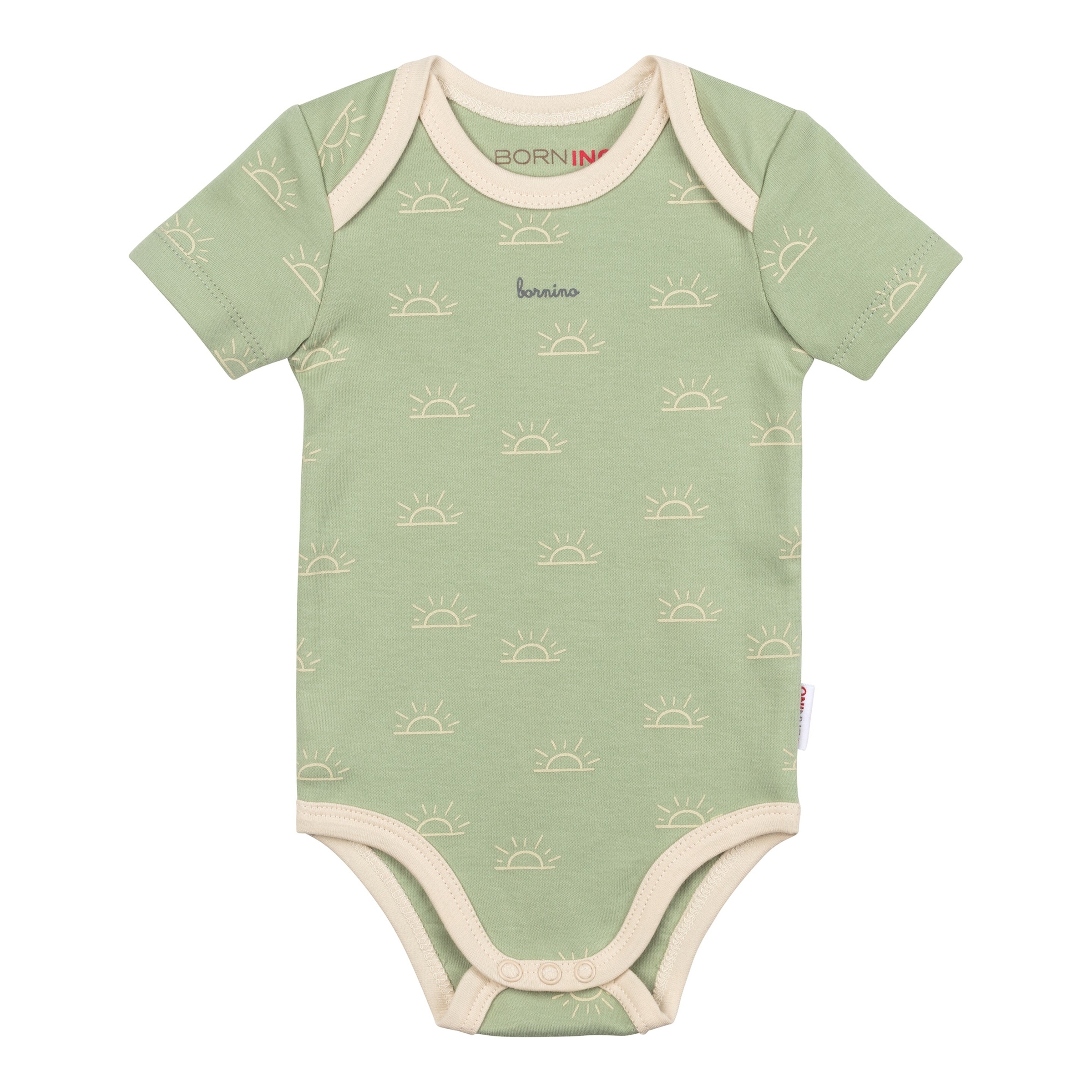 Bornino Be Happy 2er-Pack Bodys kurzarm Sonne