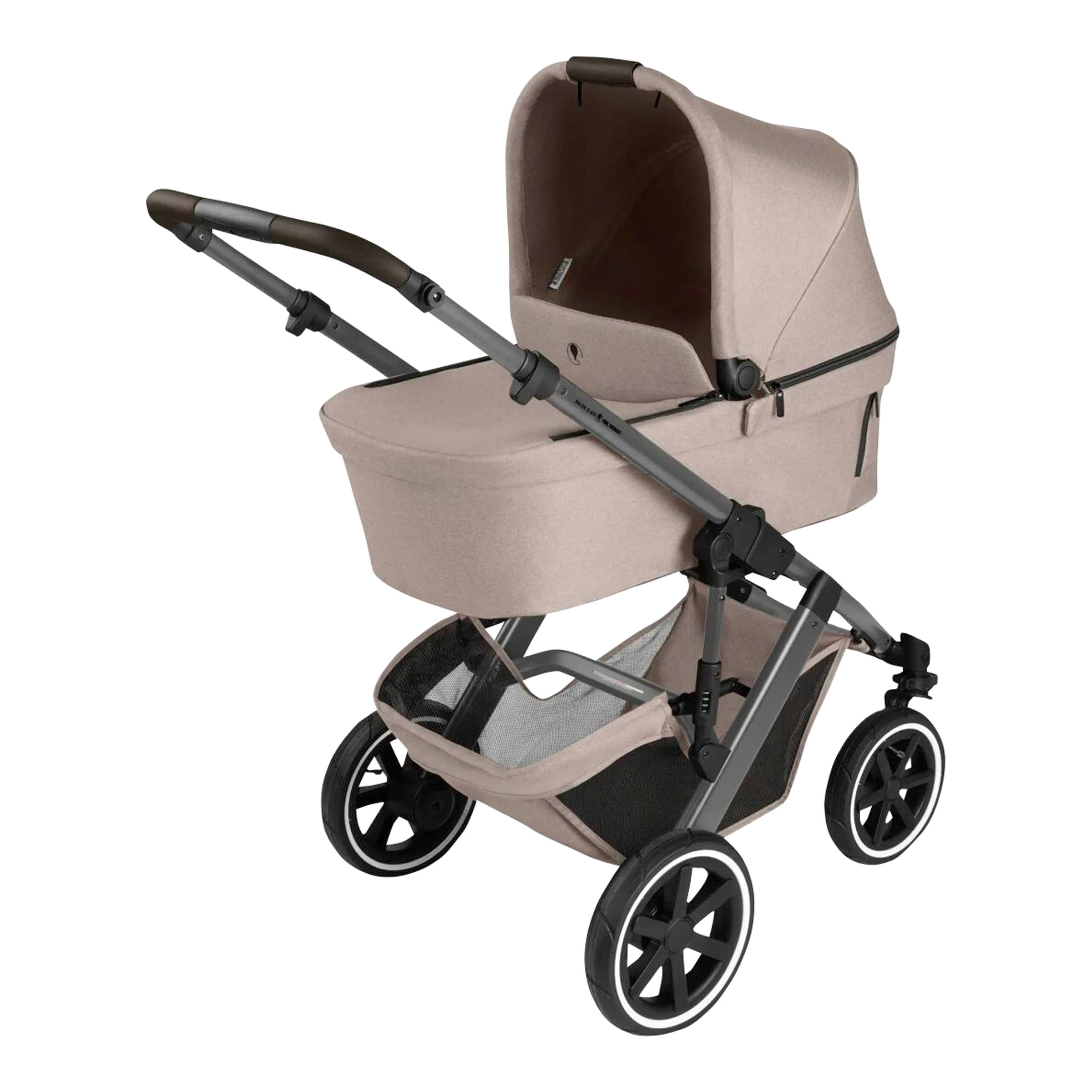 Abc Design Kombikinderwagen Salsa 5 Air inkl. Wickeltasche, Moskitonetz und Regenschutz beige