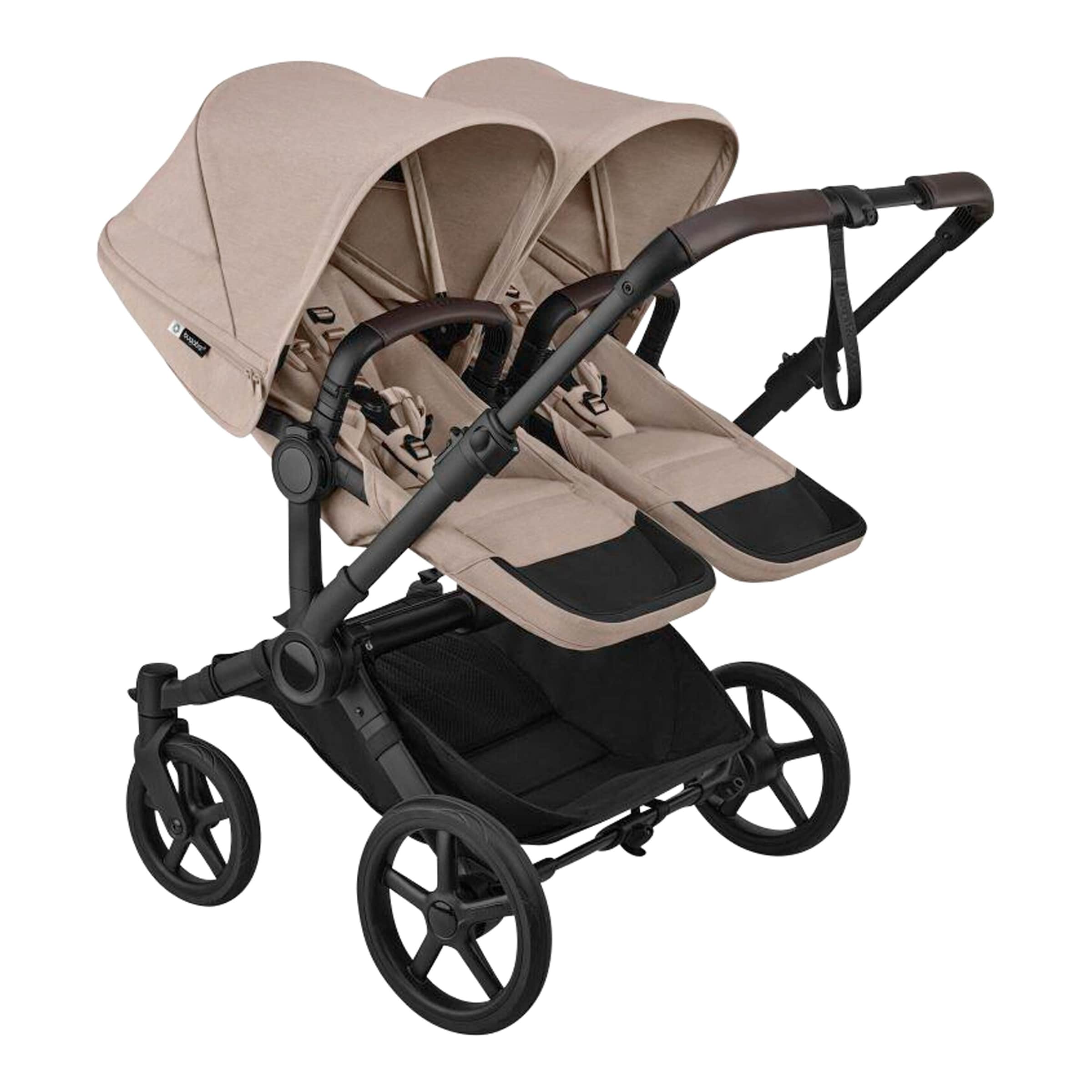 Bugaboo Donkey 6 Kinderwagen Geschwisterwagen Duo natur