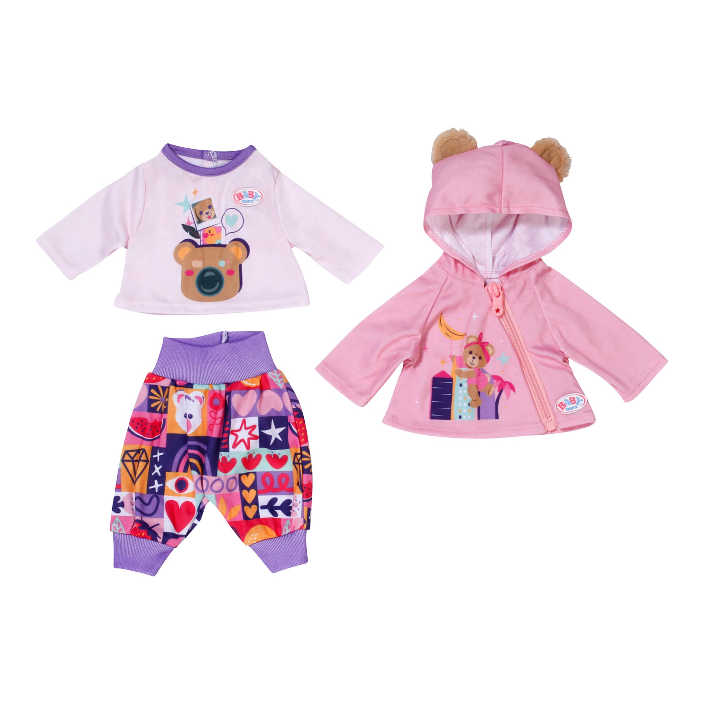 Zapf Creation Baby Born Puppen Outfit Neugeborene 43cm