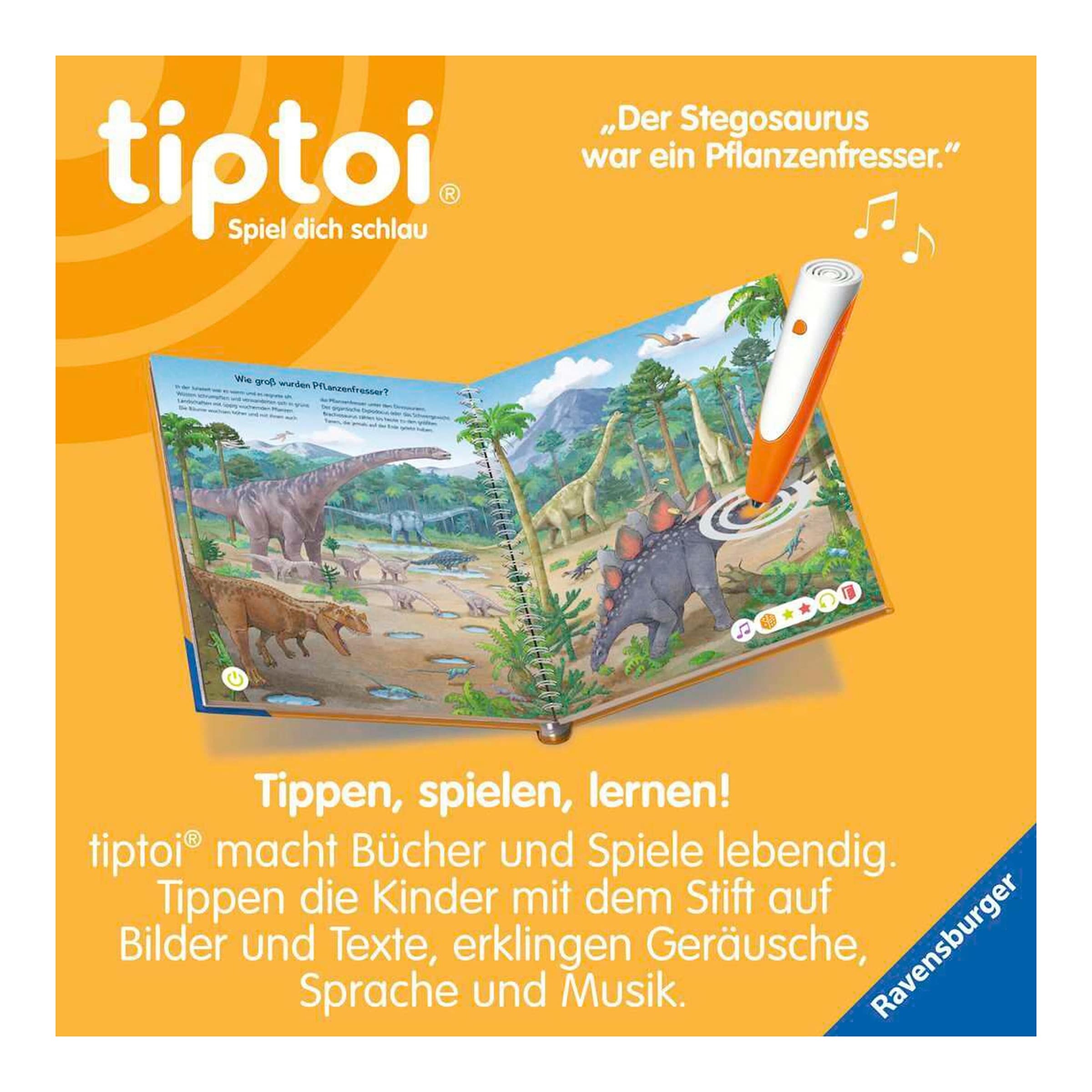 Ravensburger Tiptoi Buch Wir entdecken die Dinosaurier
