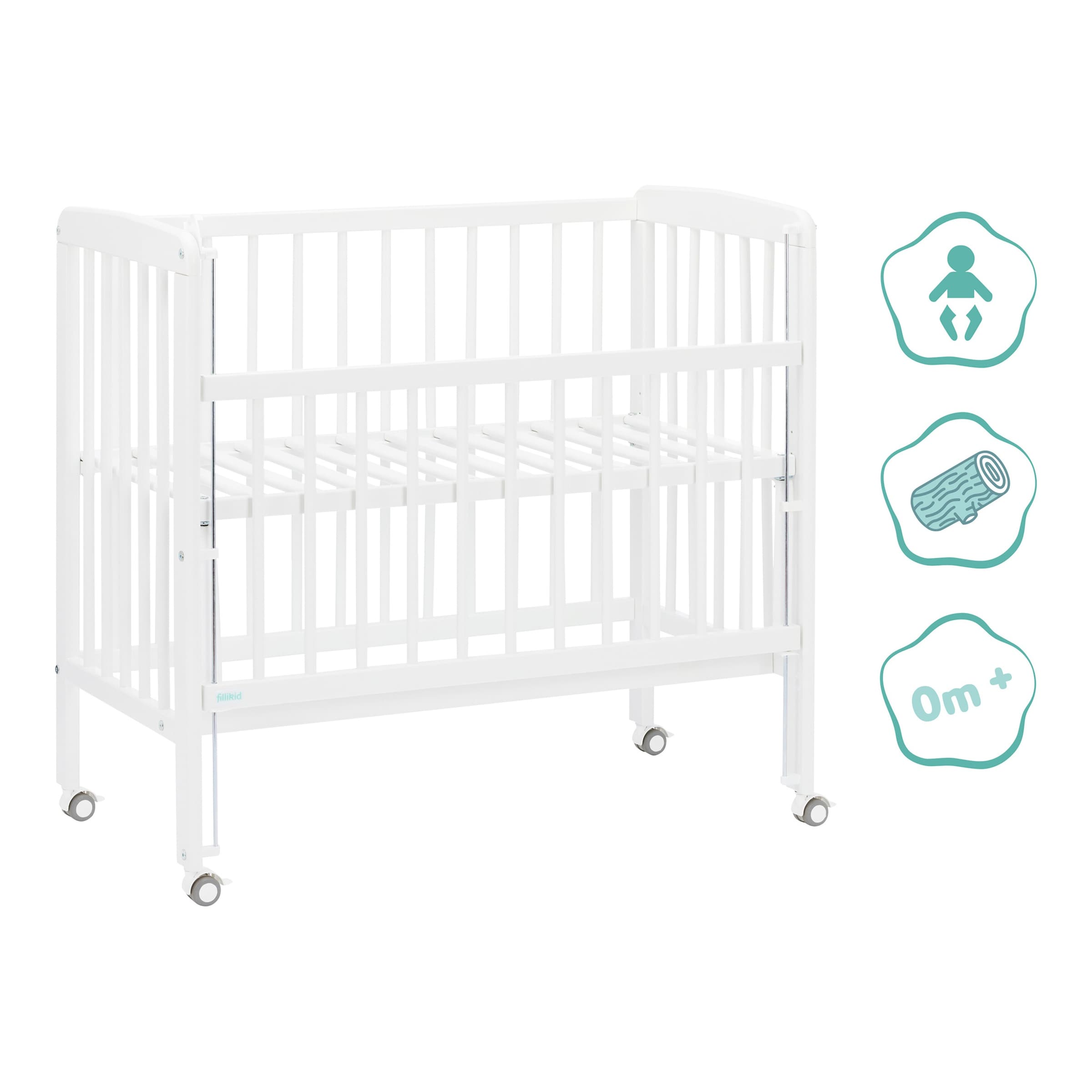 Fillikid Beistellbett Nino 90x45 cm