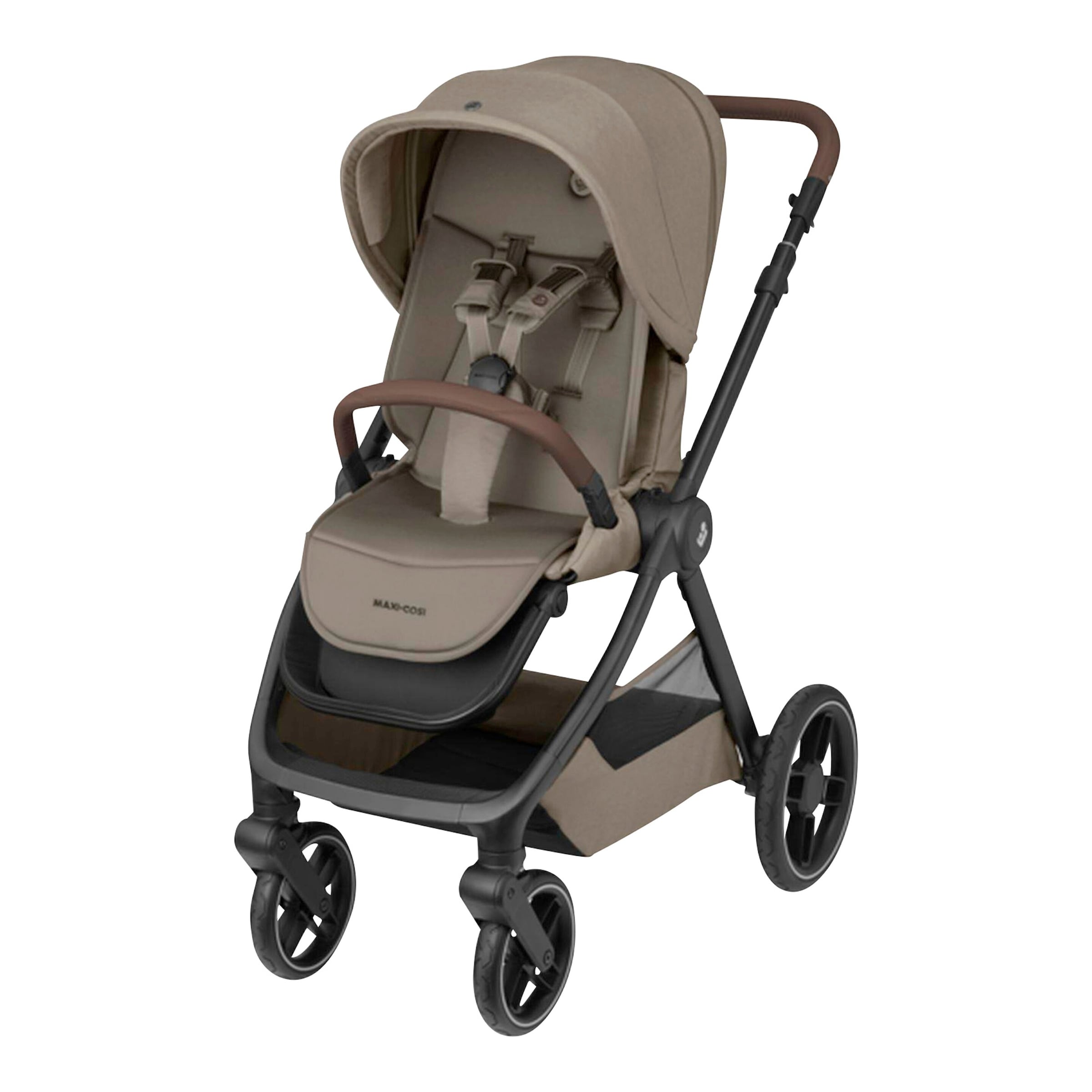 Maxi-Cosi Kombikinderwagen Oxford+ Travel-Set inkl. Pebble 360 Pro 2, Familyfix 360 Pro und Zubehör-Set beige