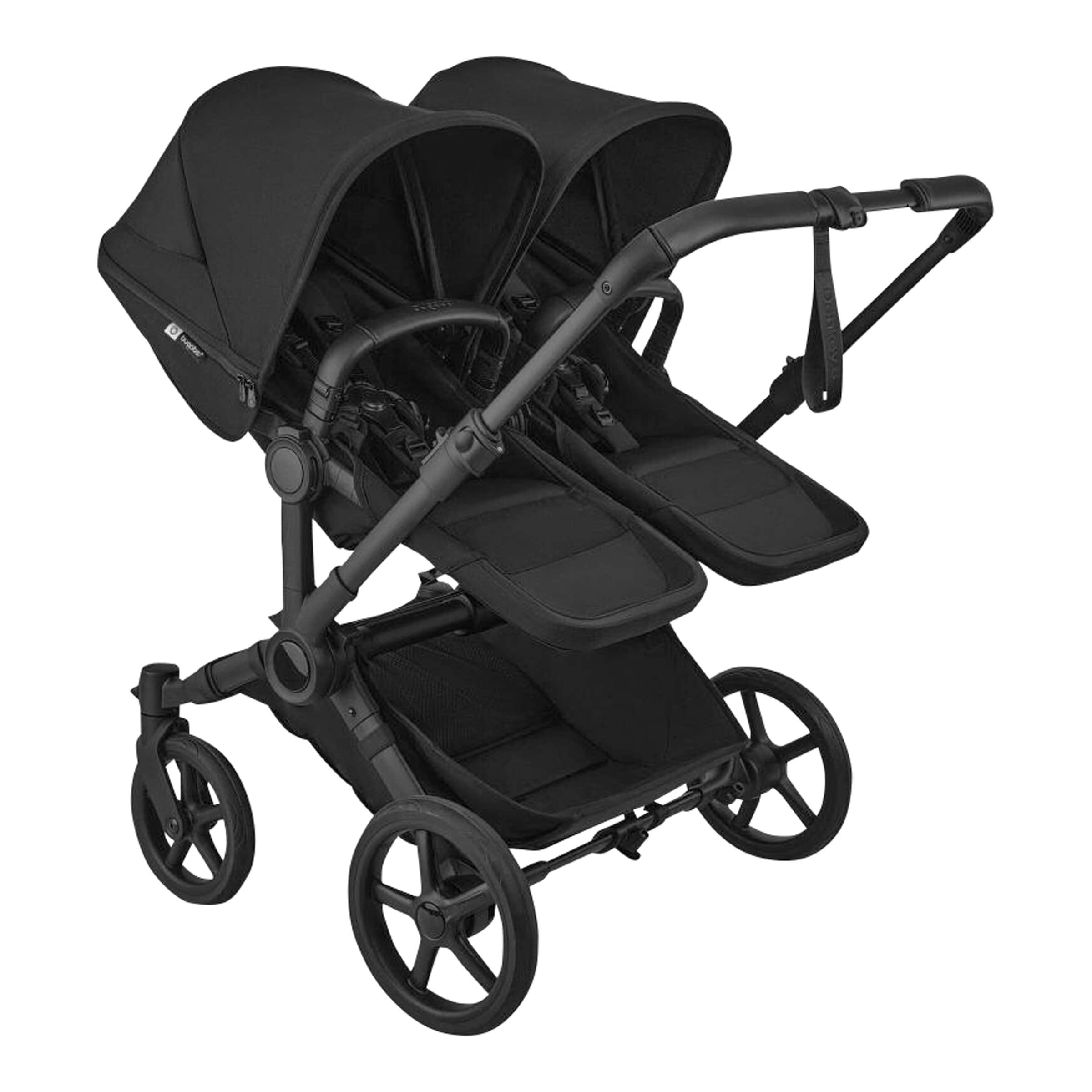 Bugaboo Donkey 6 Kinderwagen Geschwisterwagen Duo schwarz