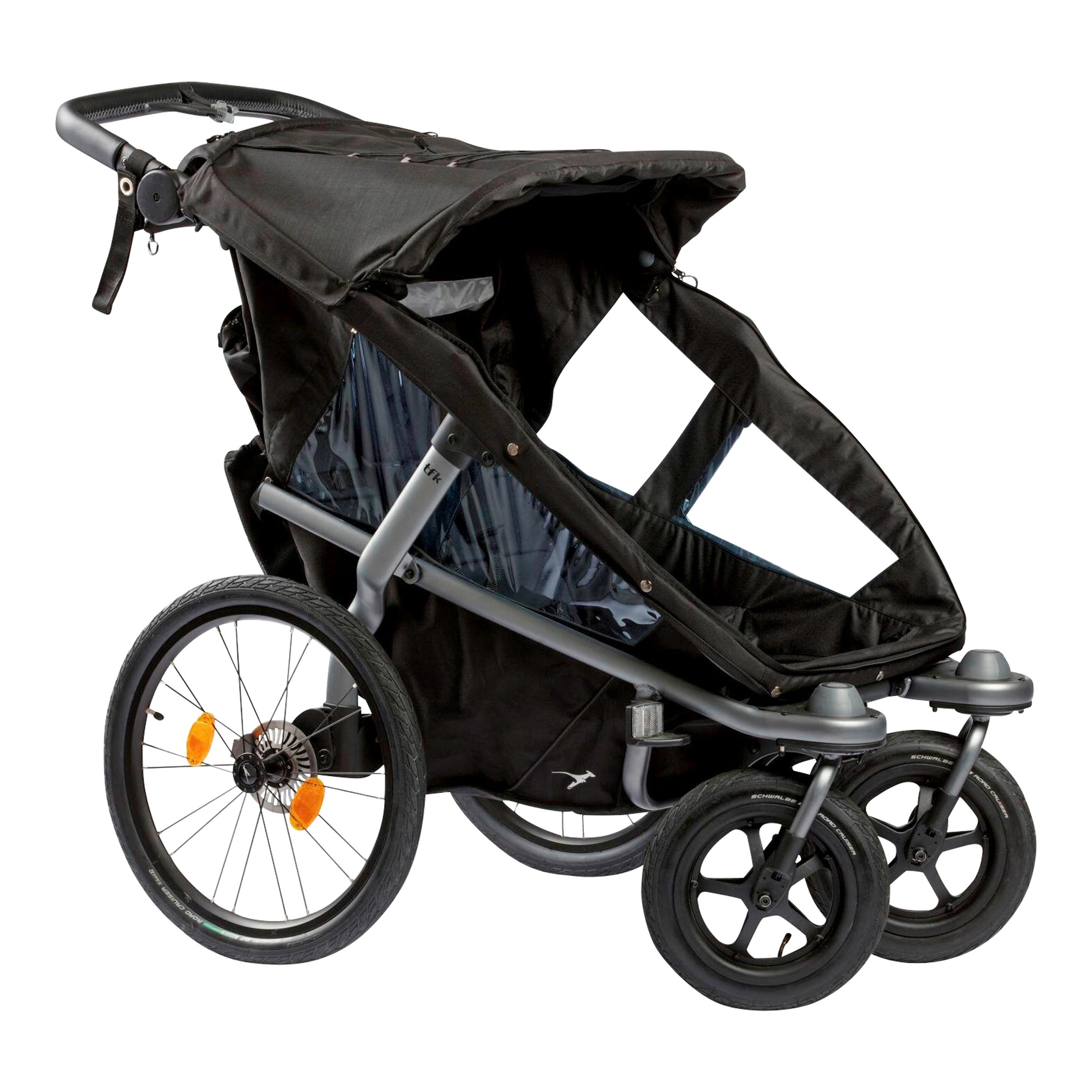 Tfk Fahrradanhänger Velo inkl. Deichsel schwarz