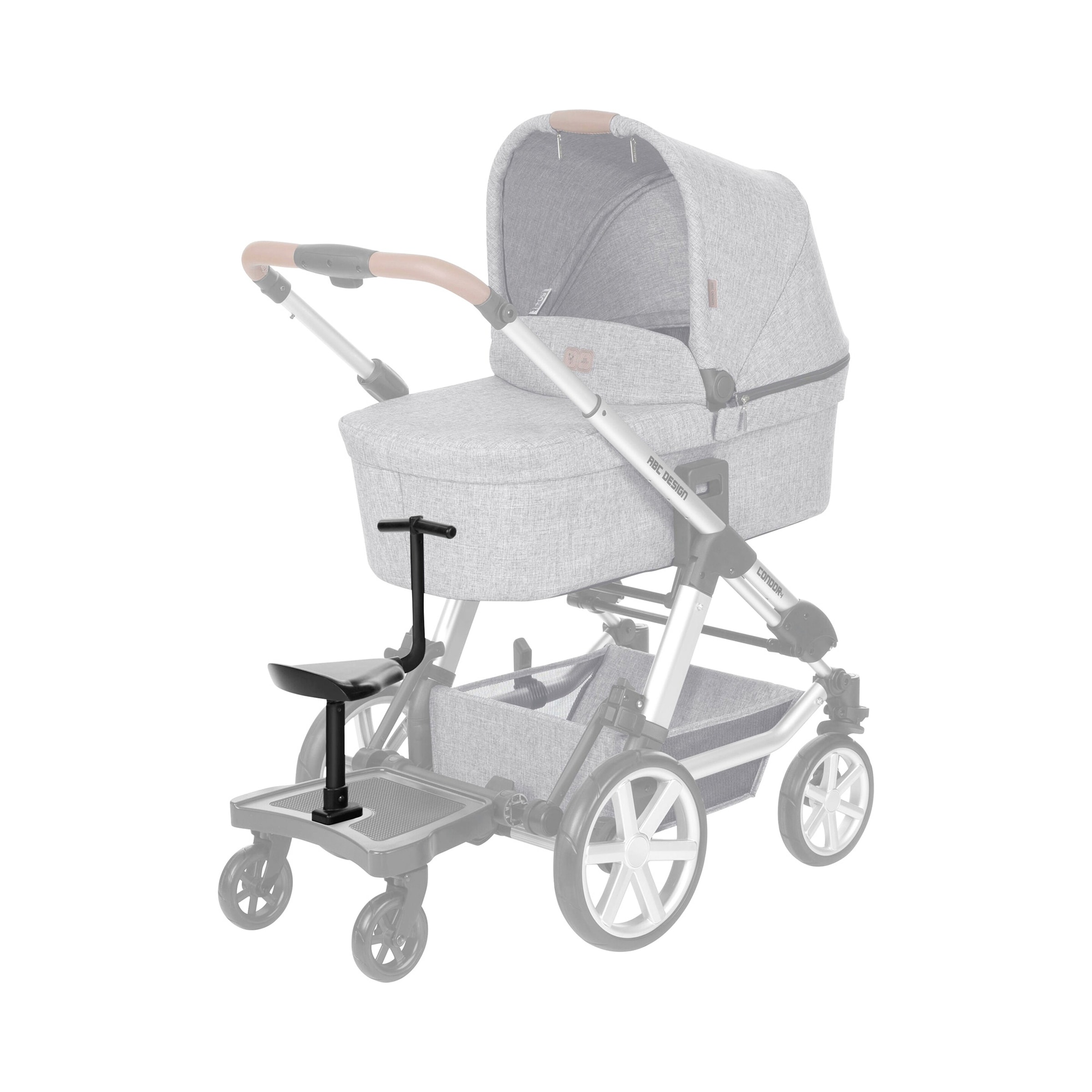 Abc Design Sitzbrett für Buggy-Board Kiddy Ride On 2 schwarz