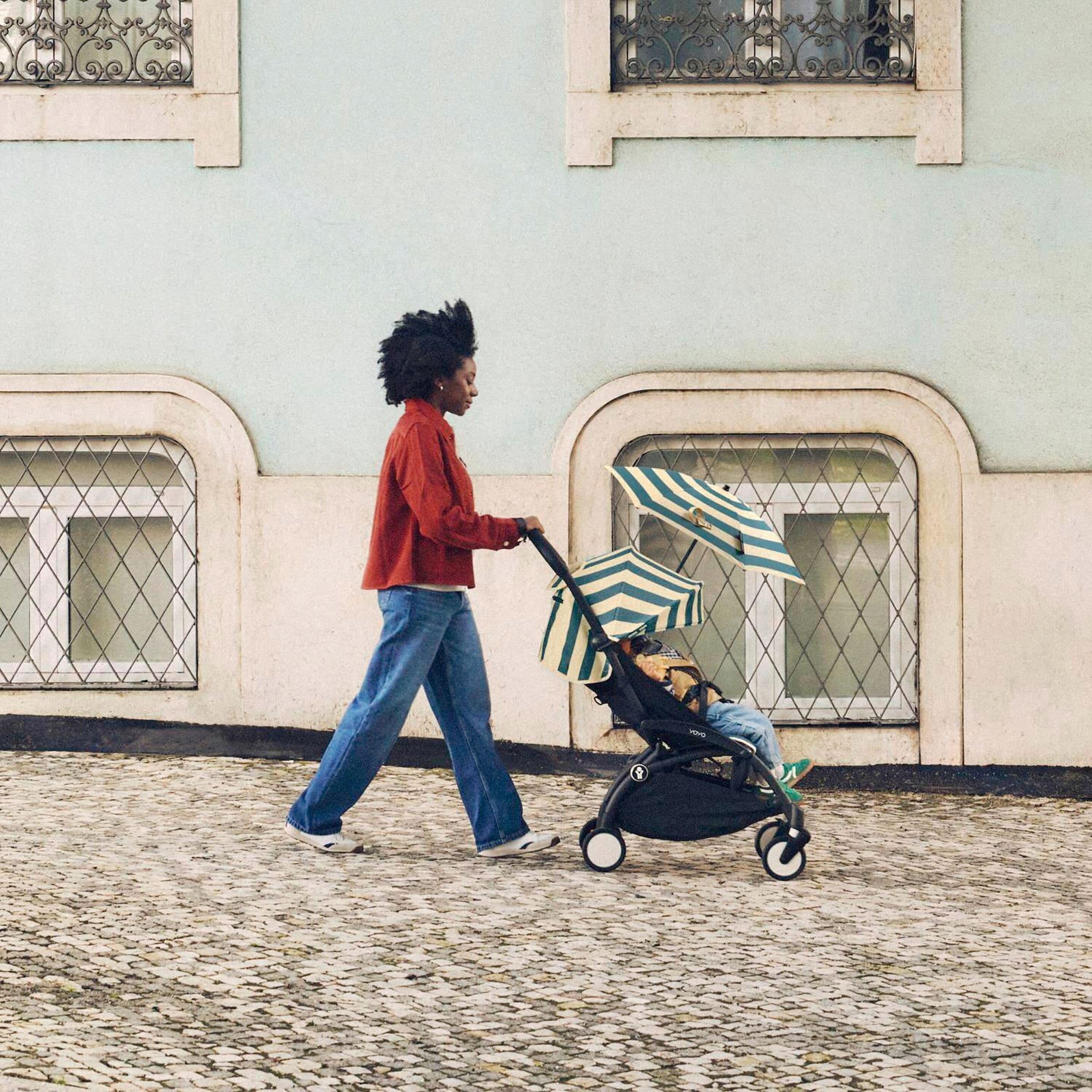 Stokke® yoyo3 Buggy inkl. Sommerset blau | weiss