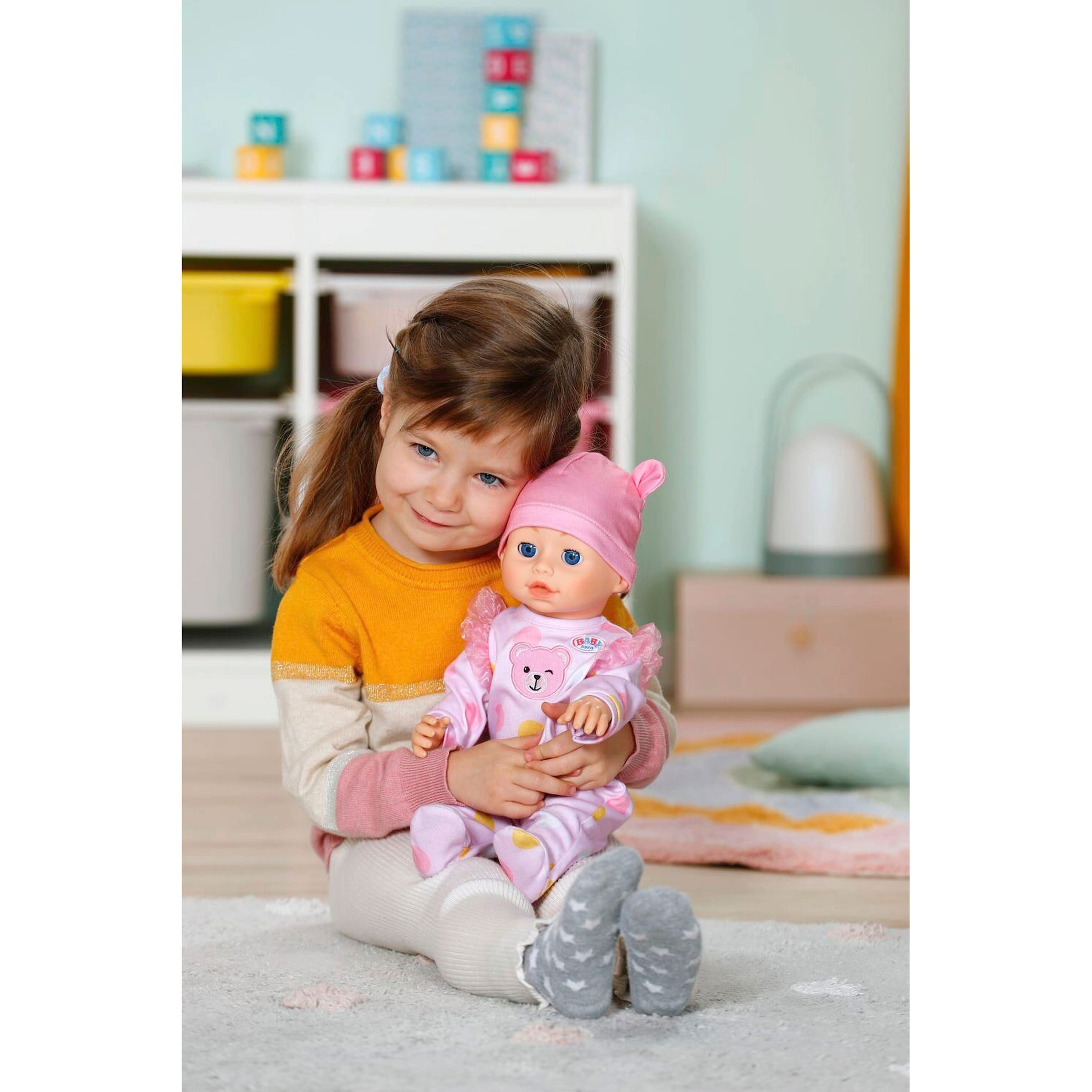 Zapf Creation Baby Born Puppe Emily Lauf mit mir 43 cm