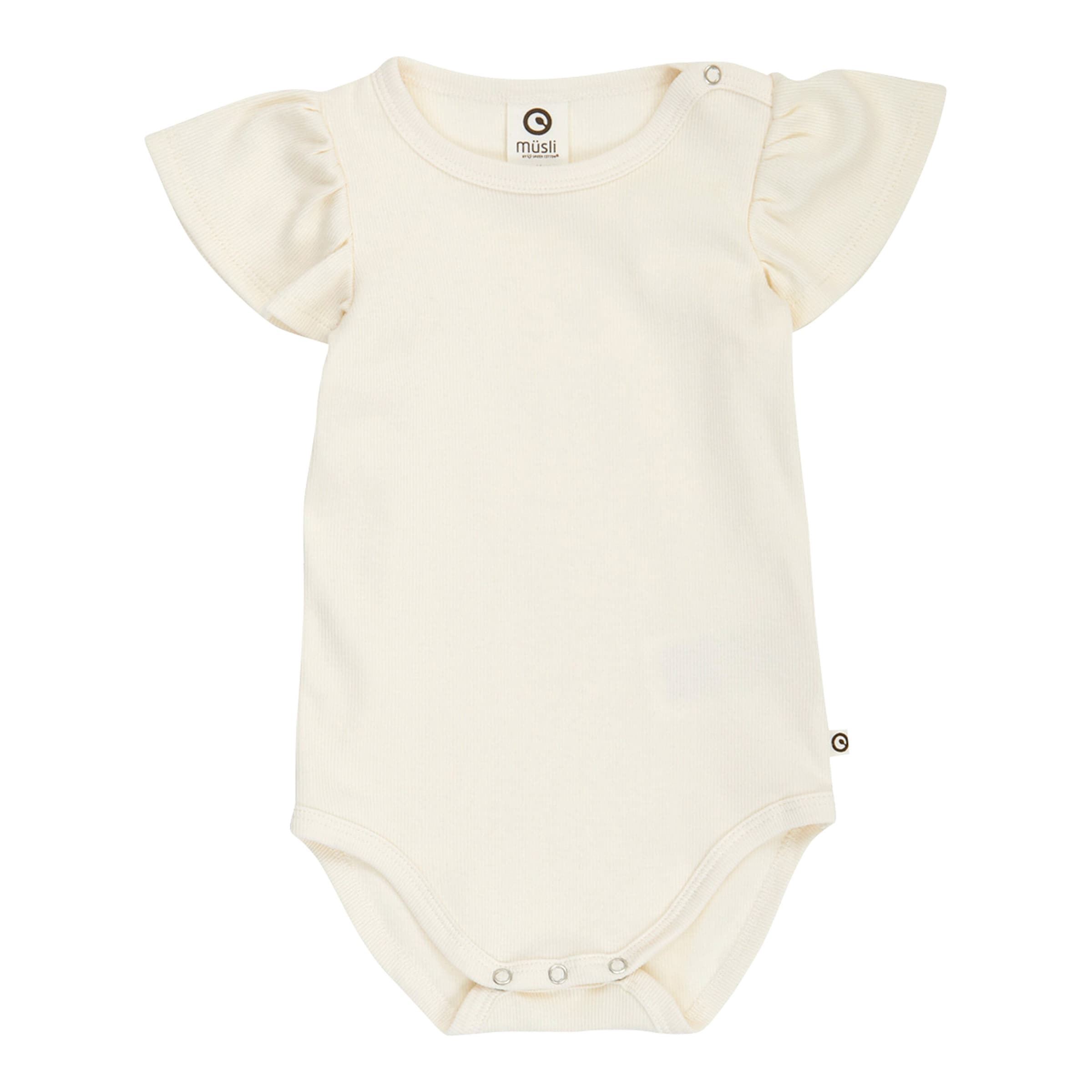 Müsli 2er-Pack Bodys mit Flügelarm Rippqualität