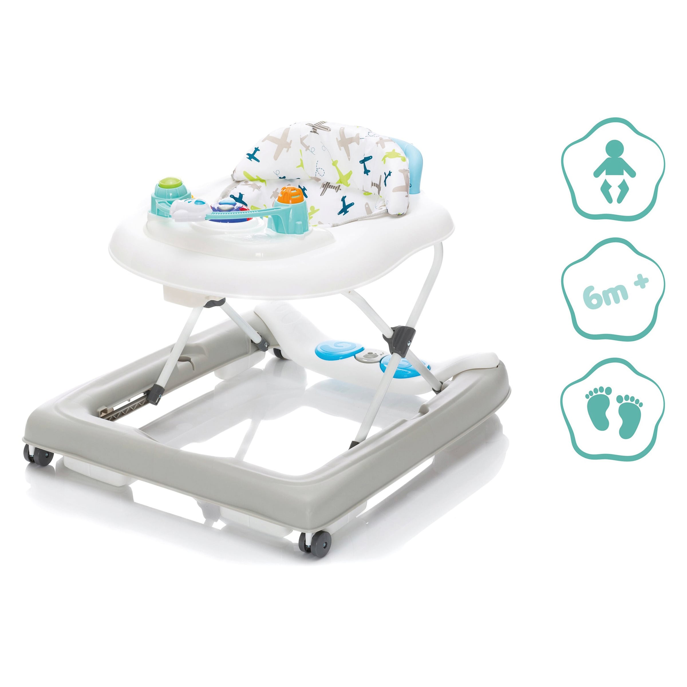 Fillikid Lauflernhilfe Flugzeug 3in1