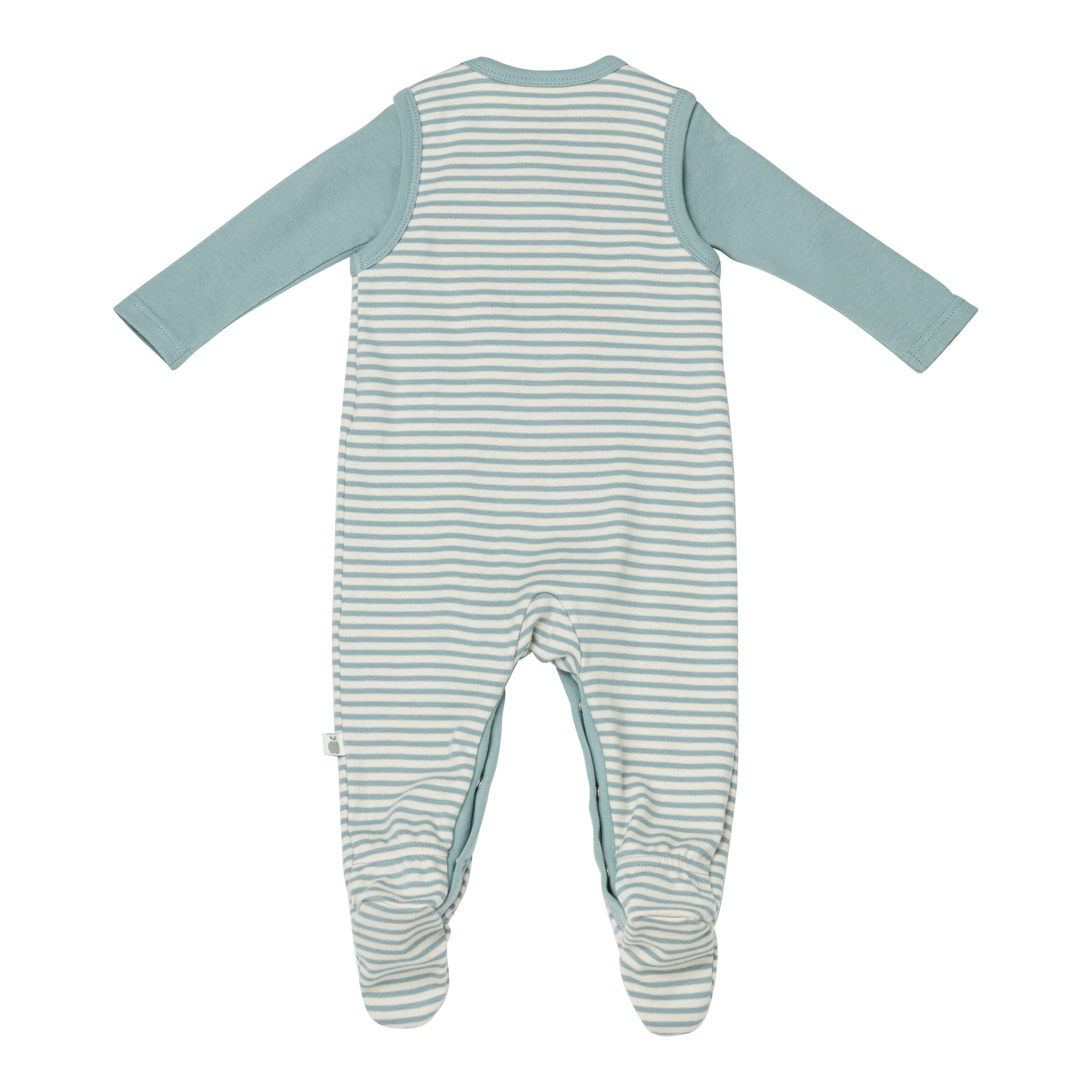 Bornino Cozy Time Strampler-Set 2-tlg. mit Body Ringel