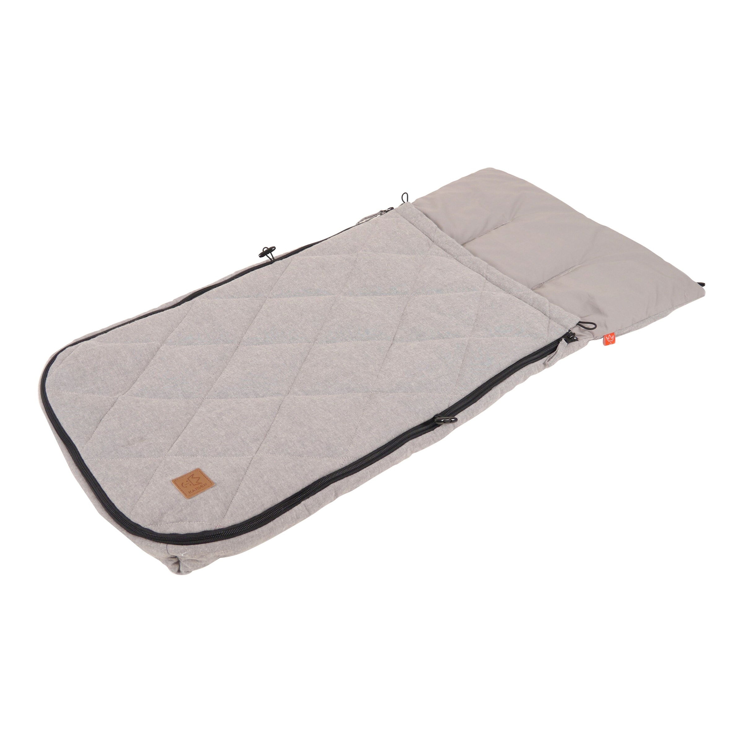 Kaiser Sommer-Fußsack Nikko für Kinderwagen, Buggy grau