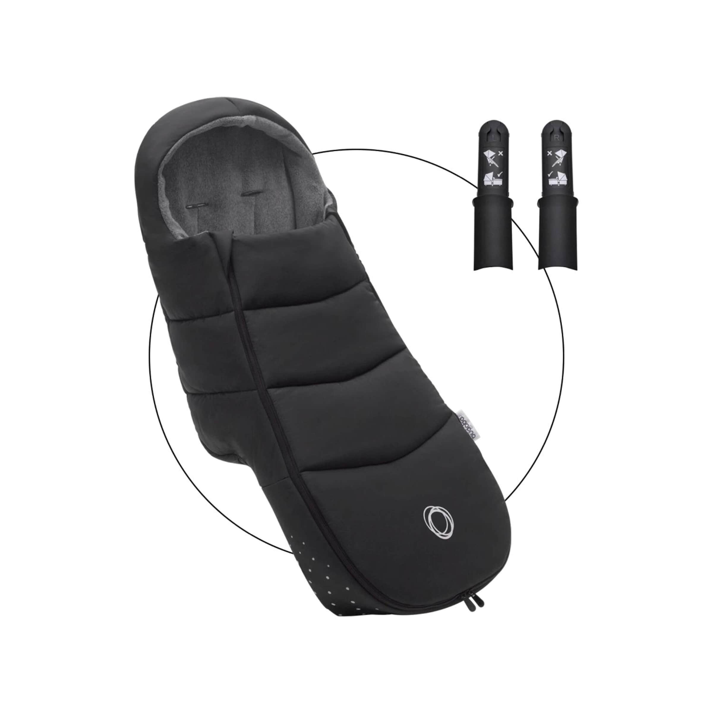 Bugaboo Fußsack inkl. Höhenadapter schwarz