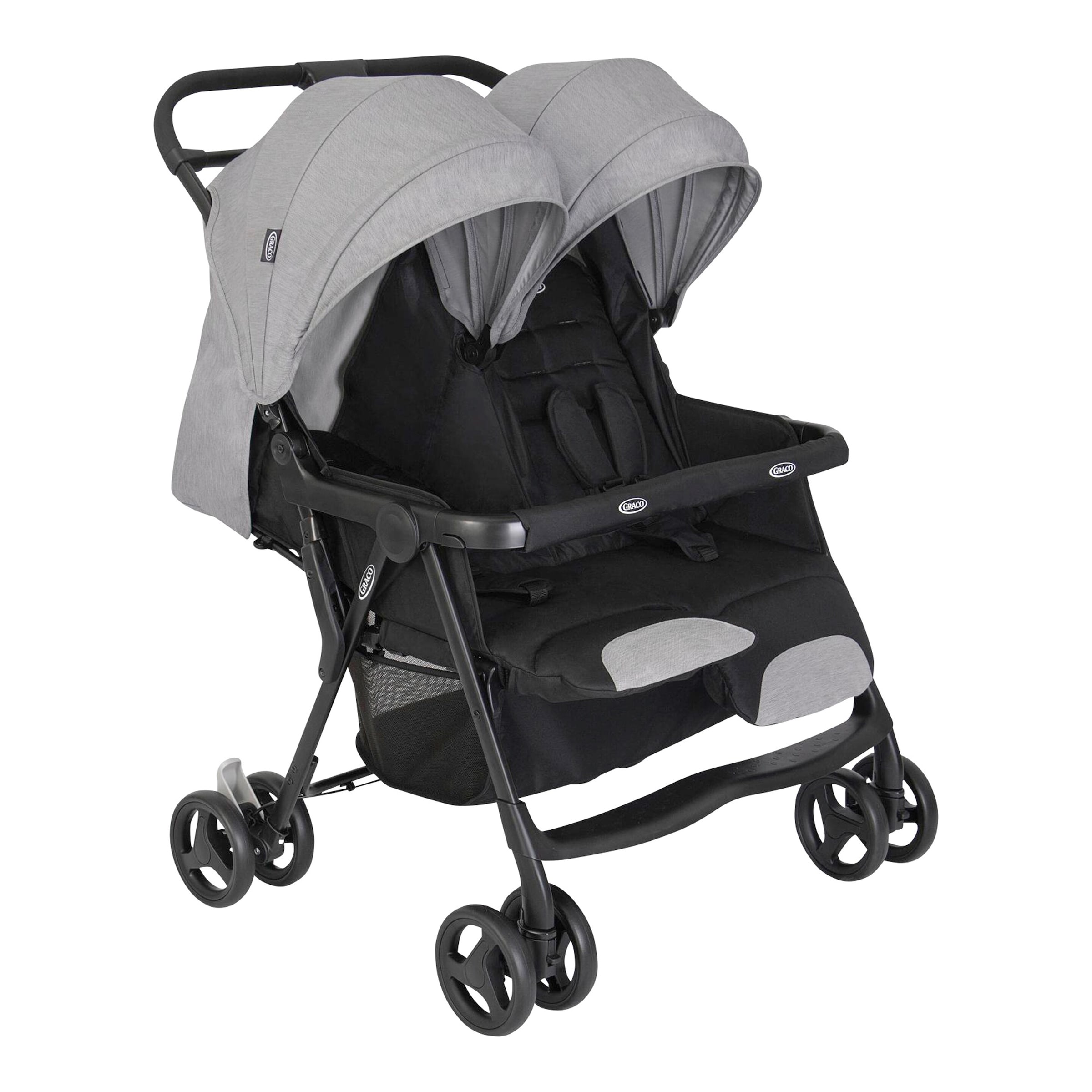 Graco Kinderwagen Geschwisterwagen Duorider grau