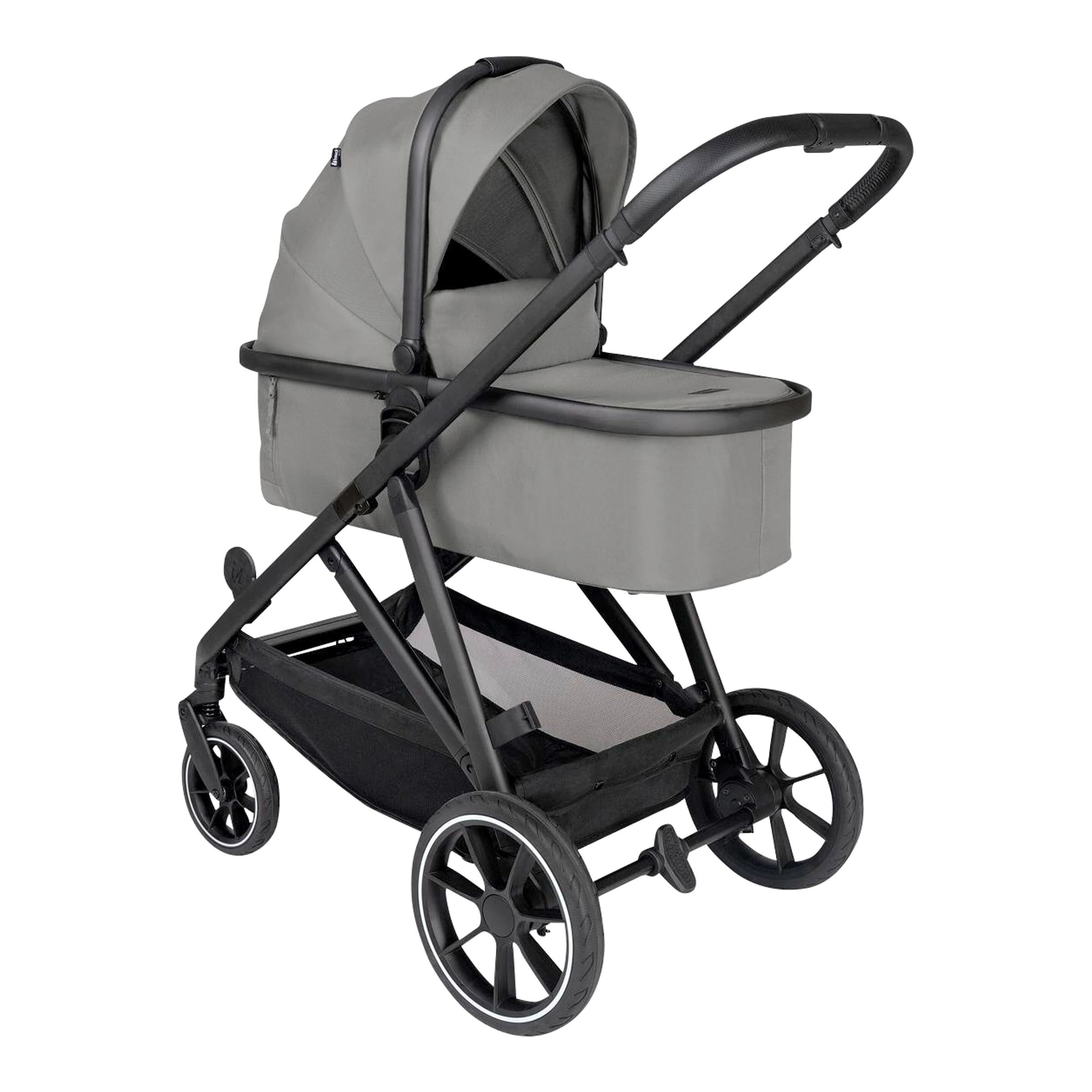 Hauck Kinderwagen Geschwisterwagen Grow N Care Set grau