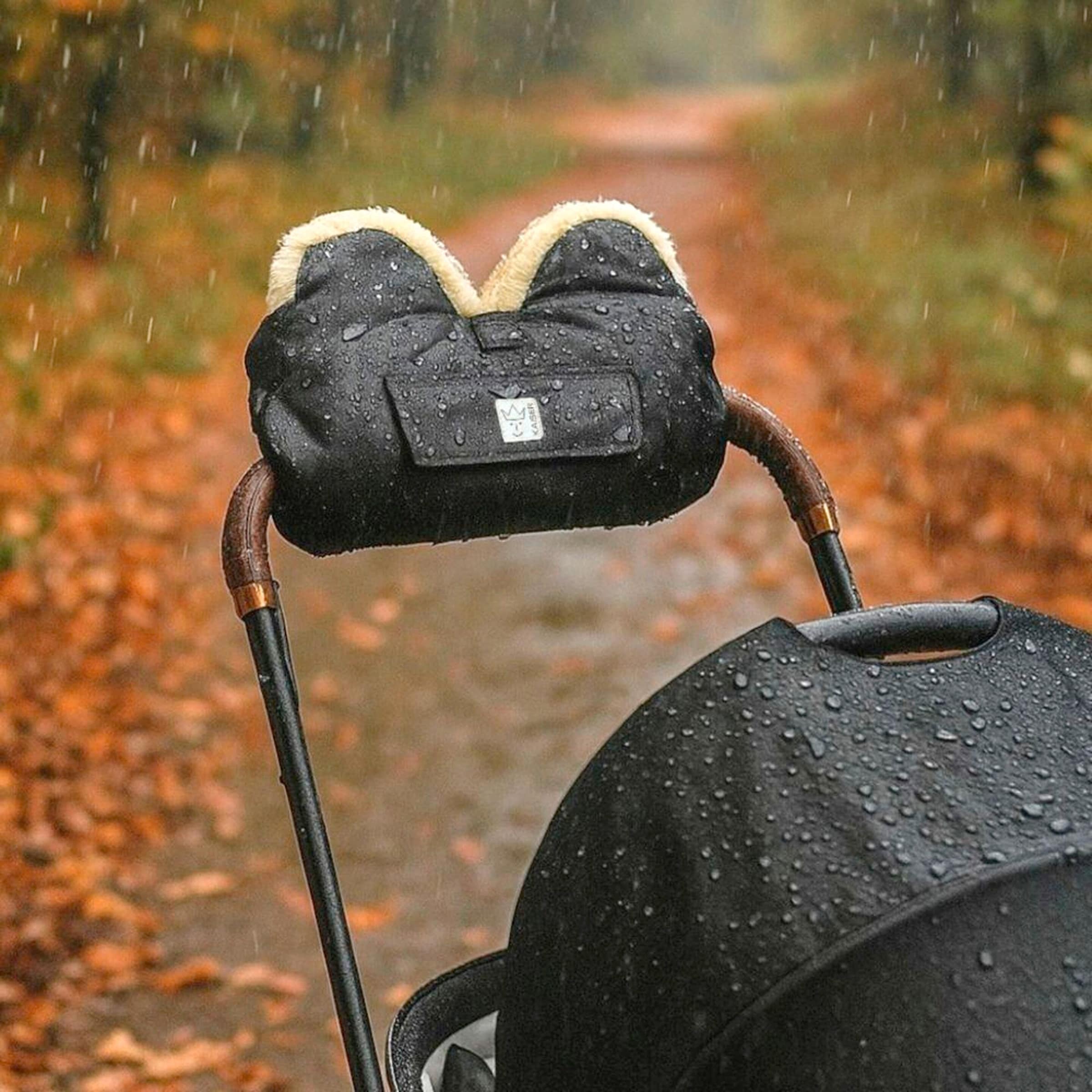 Kaiser Lammfell-Handwärmer BIG schwarz