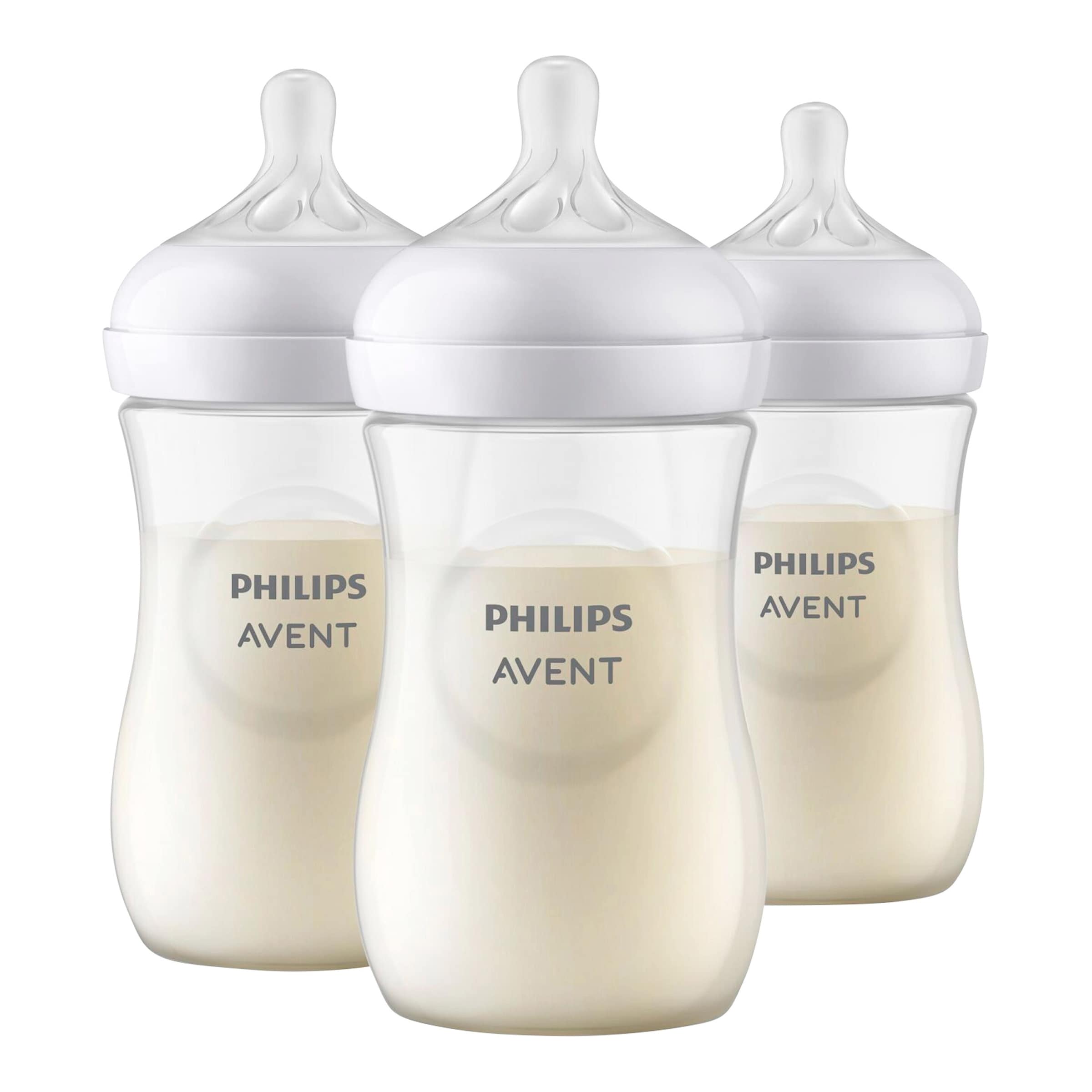Philips Avent 3er-Pack Babyflasche Natural Response, 260ml, ab 1M