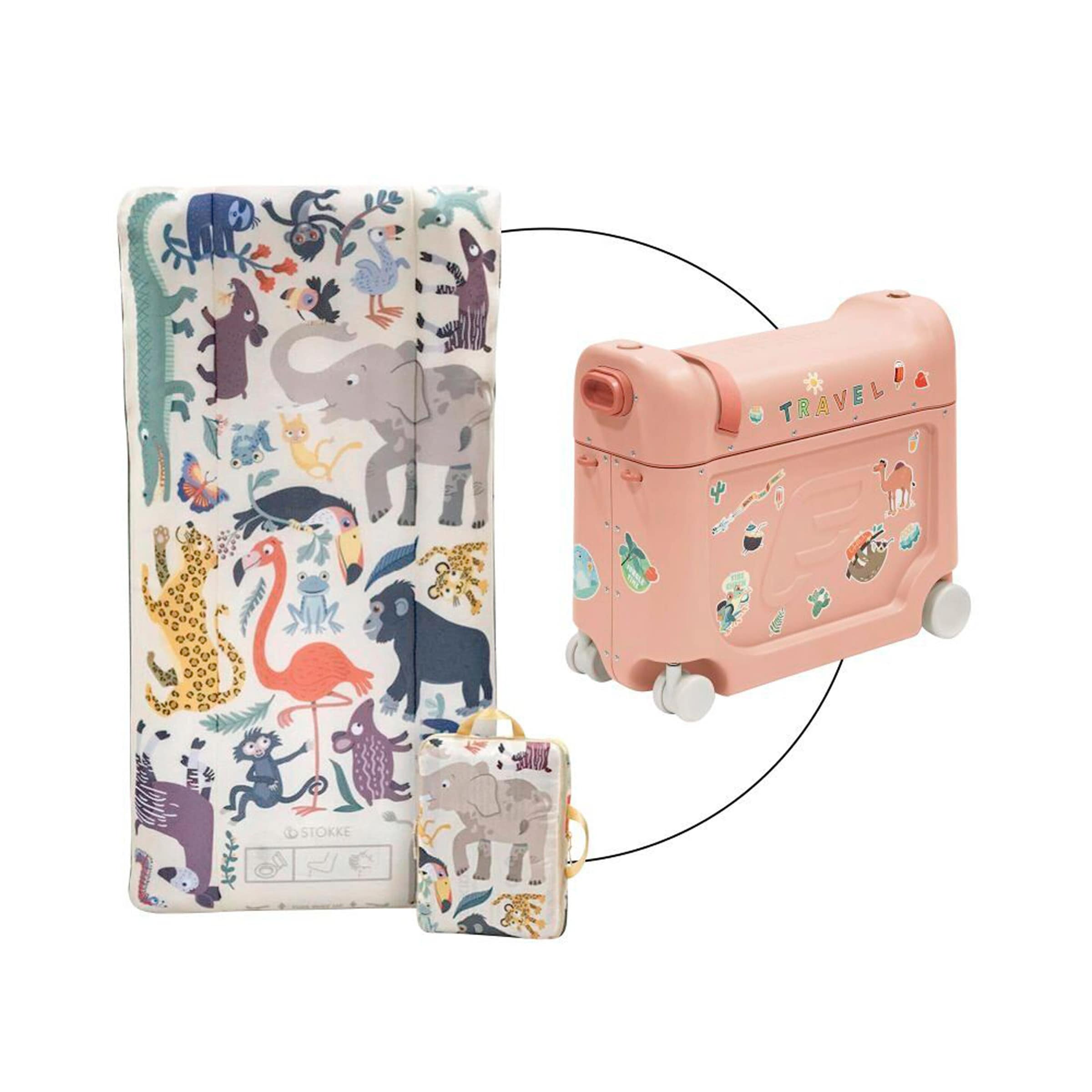 Stokke® Jetkids™ By Stokke® Reisekoffer BedBox inkl. aufblasbare Matratze CloudSleeper