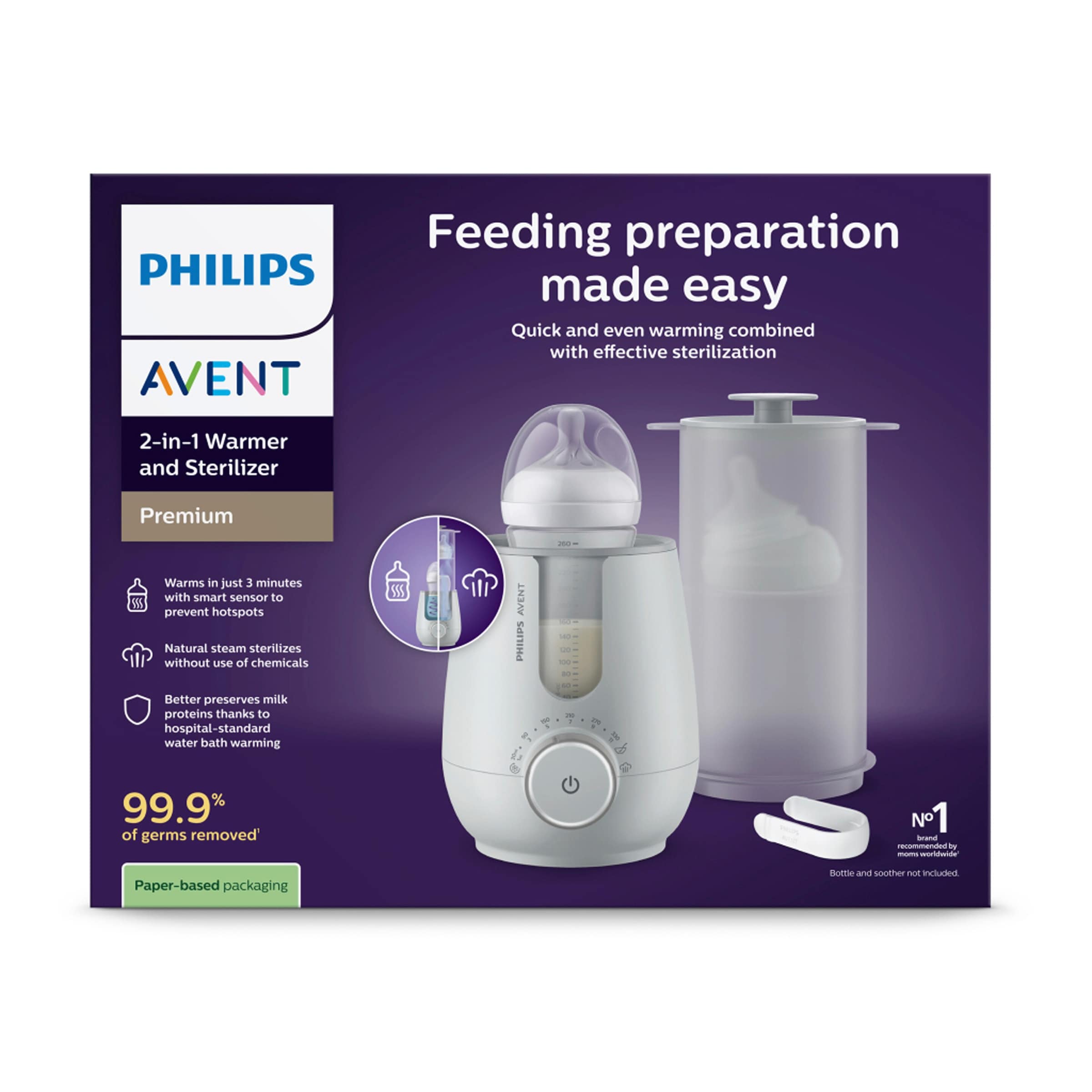 Philips Avent Flaschenwärmer und Sterilisator SCF359/20
