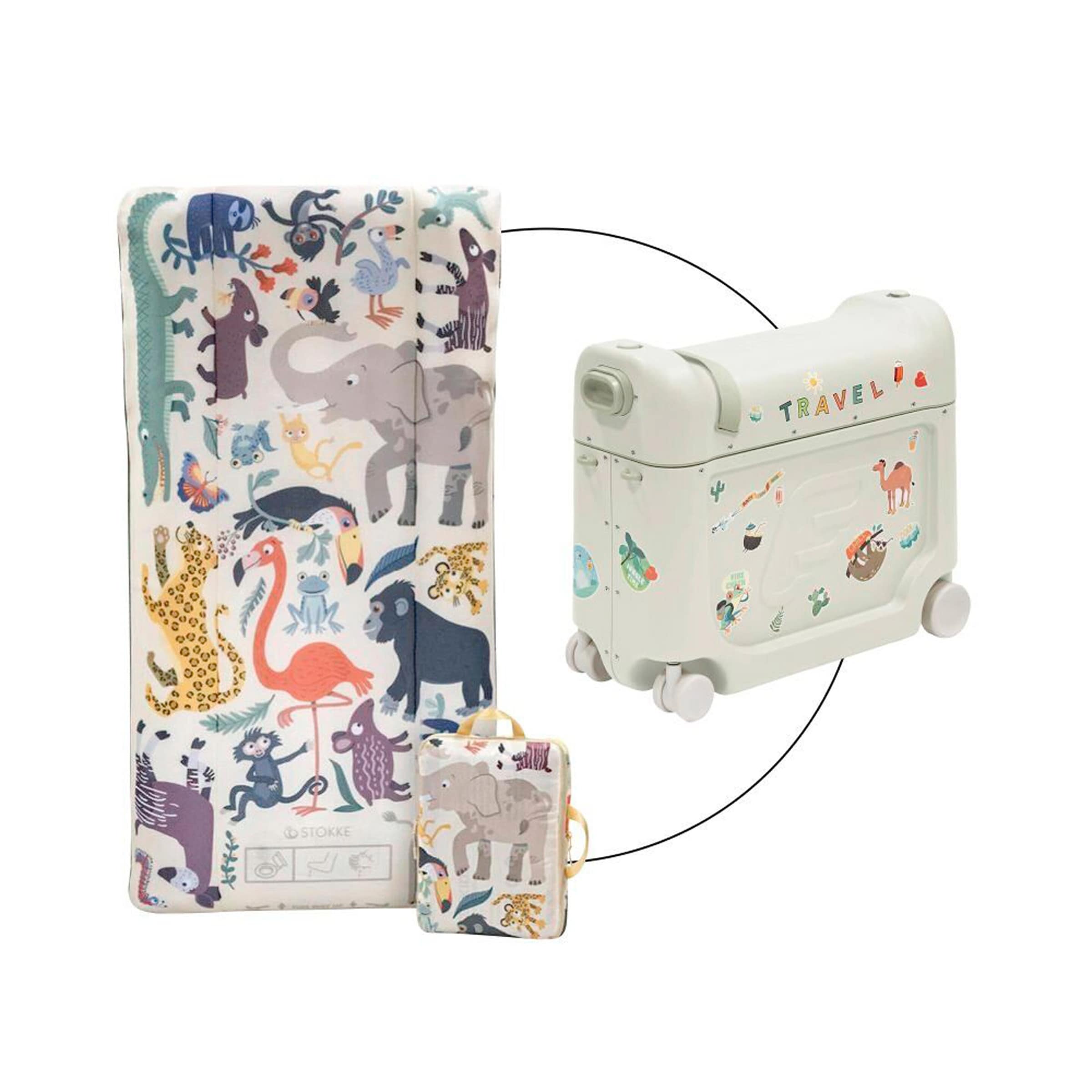 Stokke® Jetkids™ By Stokke® Reisekoffer BedBox inkl. aufblasbare Matratze CloudSleeper