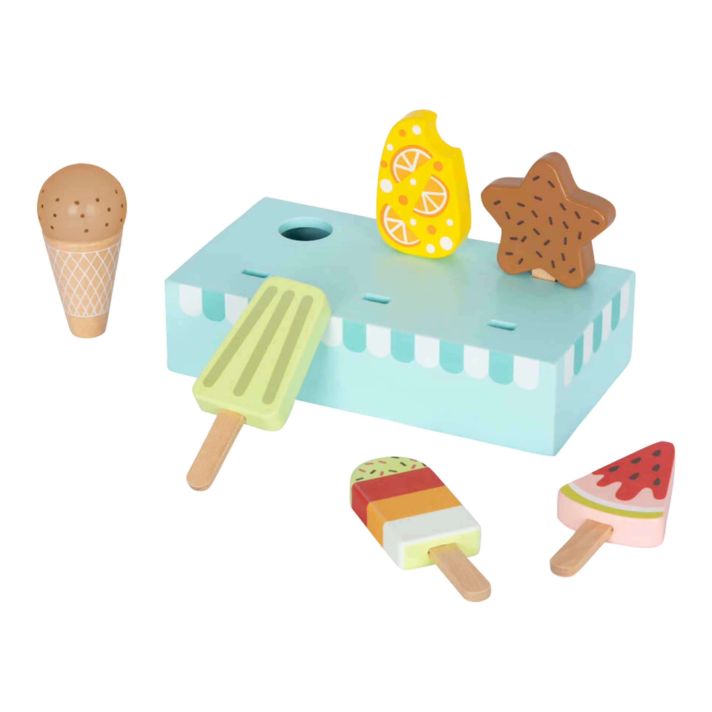 Solini Eis im Ständer aus Holz