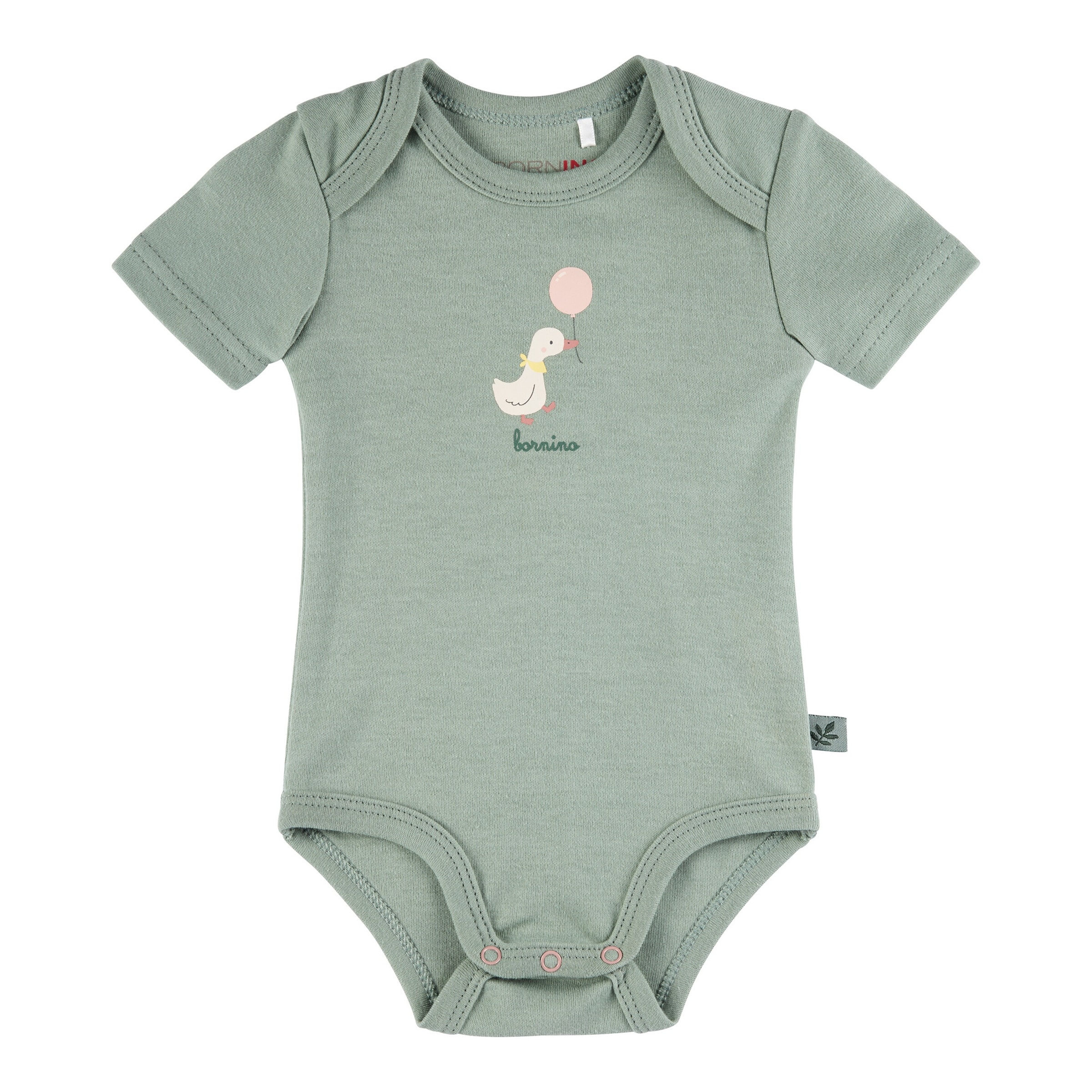 Bornino Tiny Friends 2er-Pack Bodys kurzarm Gänse