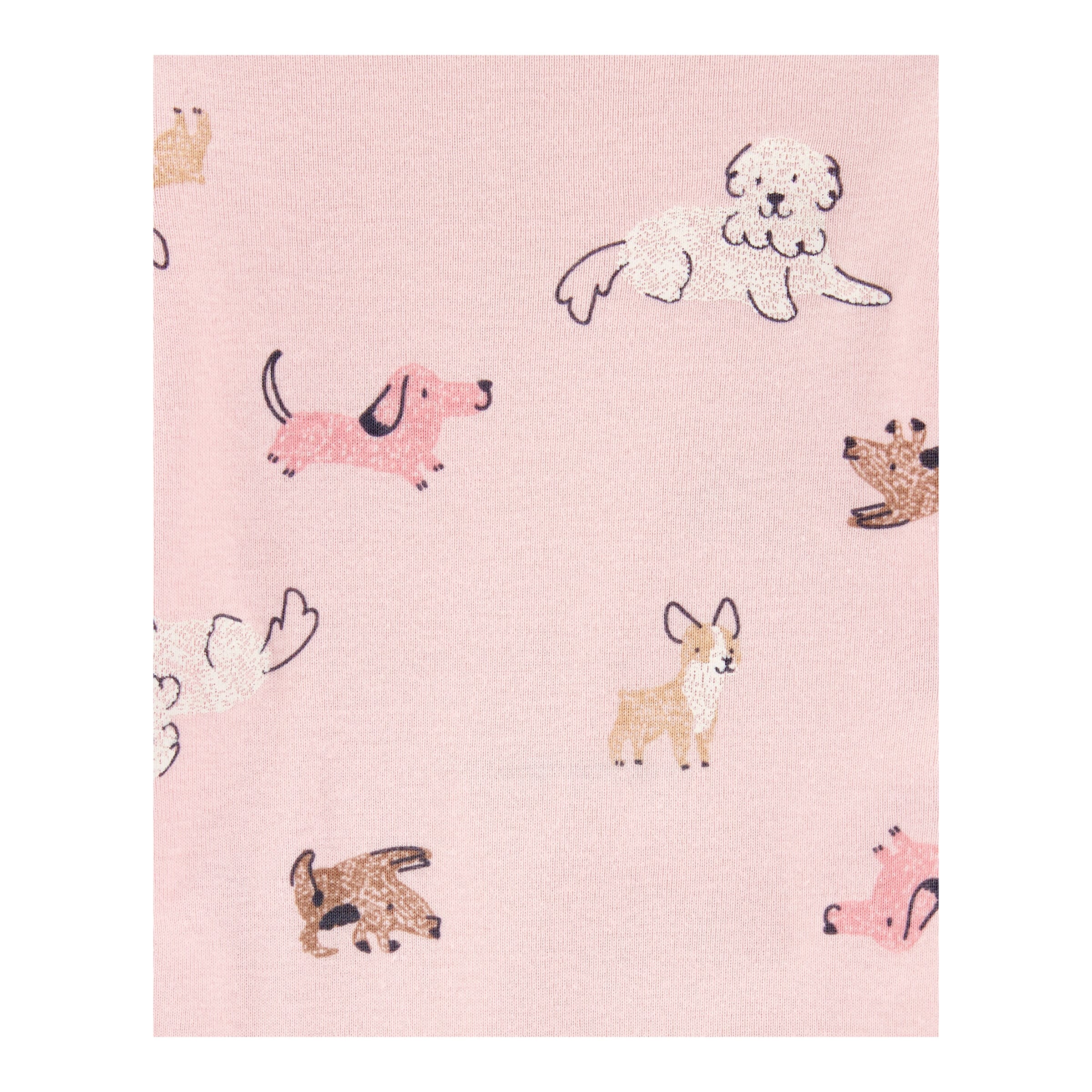 Carter's 4er-Pack Bodys langarm Hunde Ajour