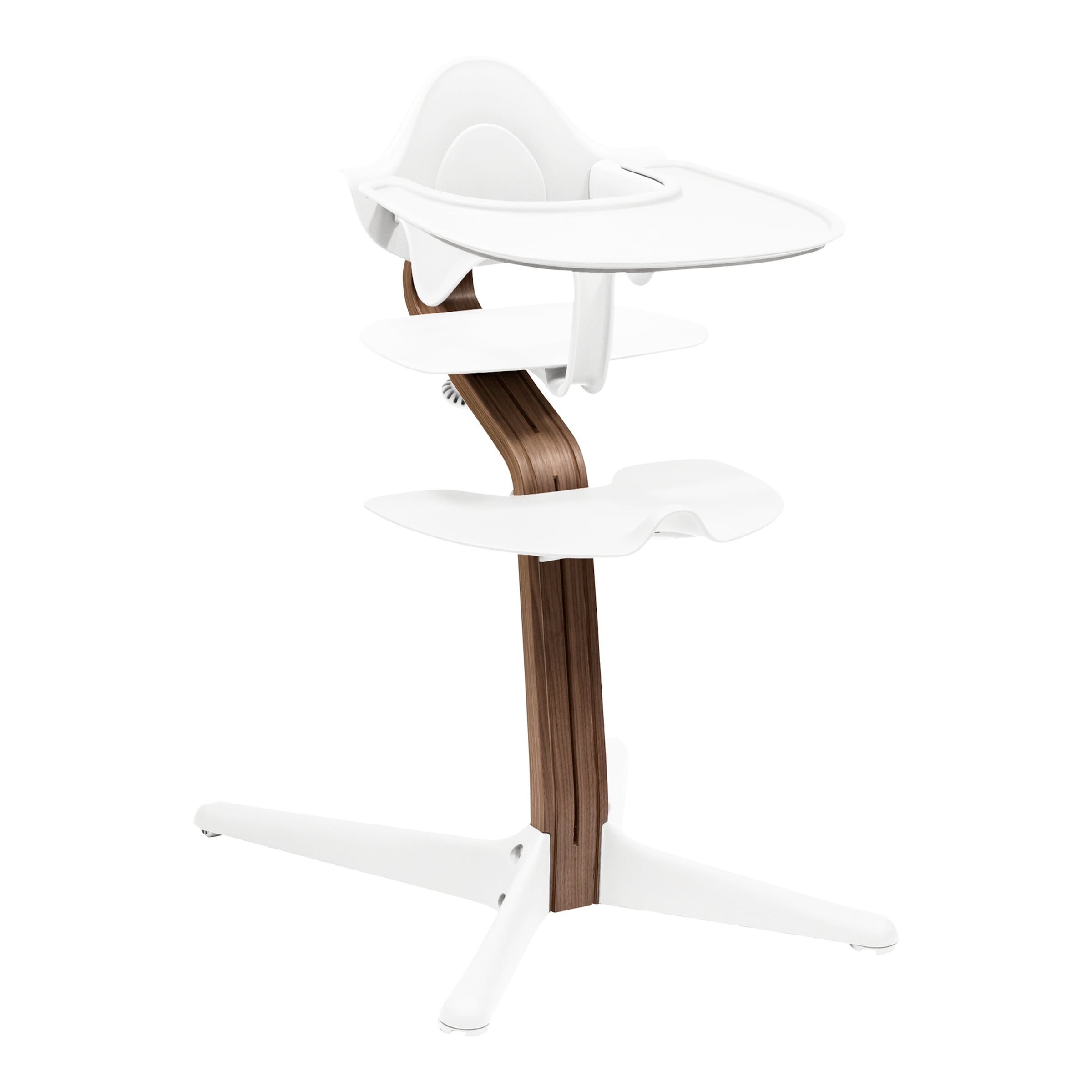 Stokke® Nomi Bundle Hochstuhl Walnuss inkl. Babyset und Tray
