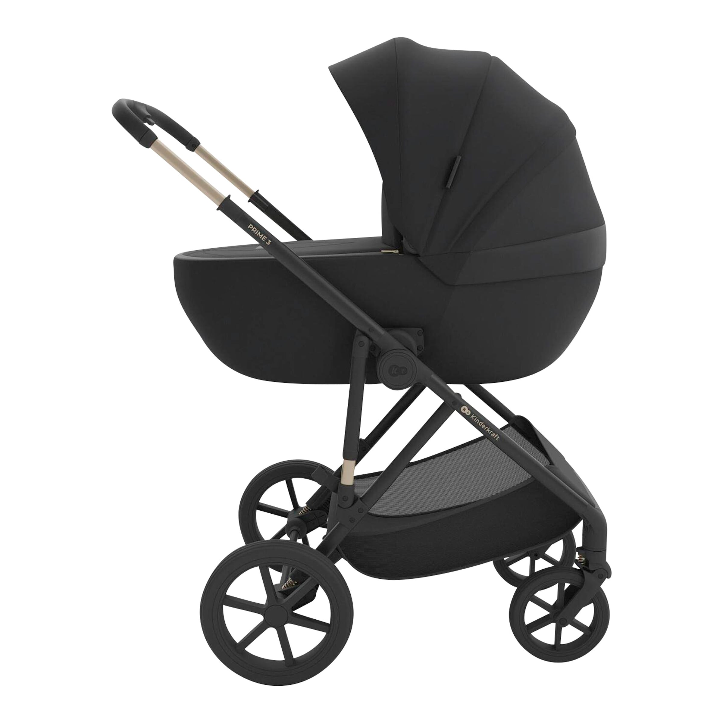 Kinderkraft Kombikinderwagen Trio-Set PRIME 3 3in1 inkl. Babyschale MINK PRO 2 schwarz