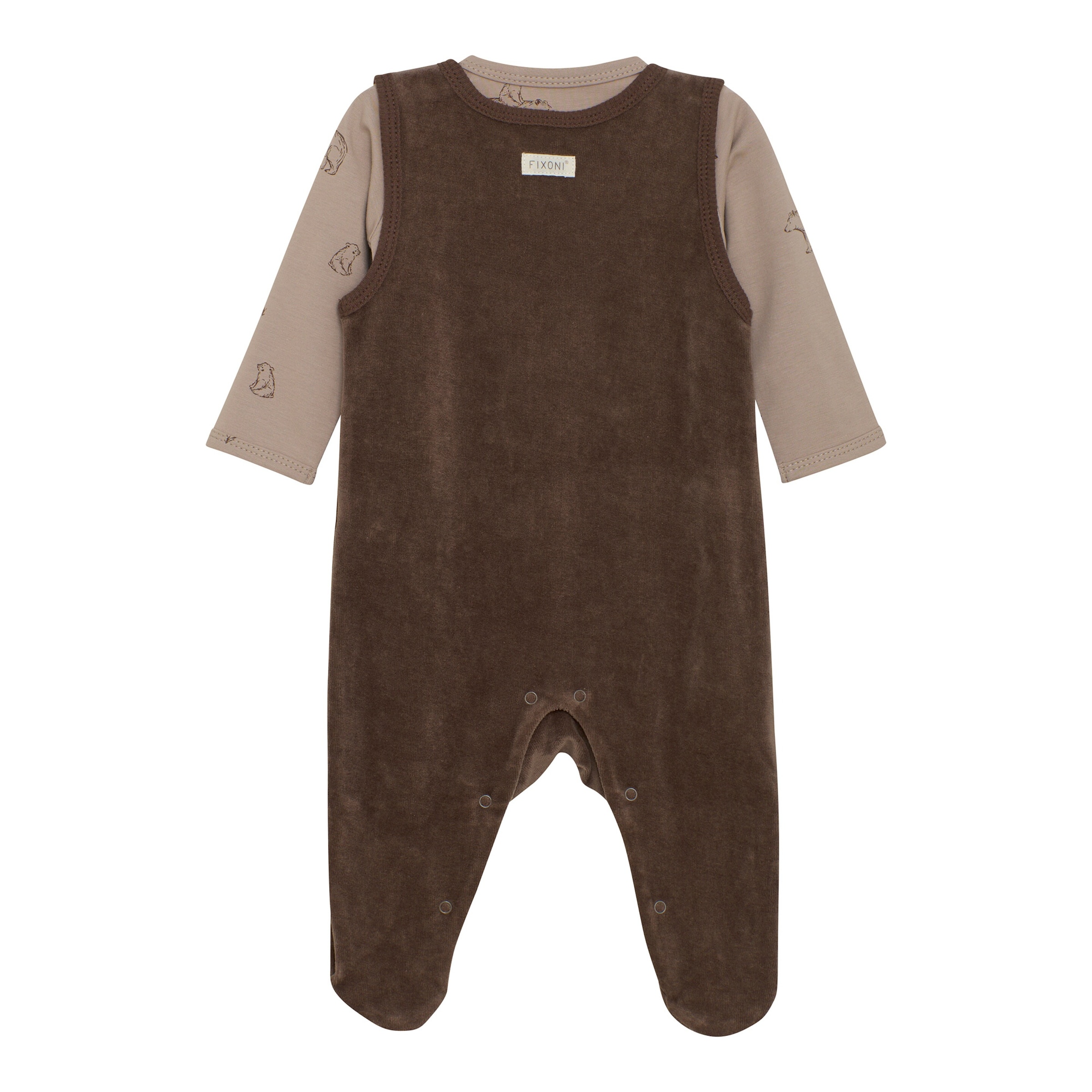 Fixoni Nicki-Strampler-Set mit Body Bär