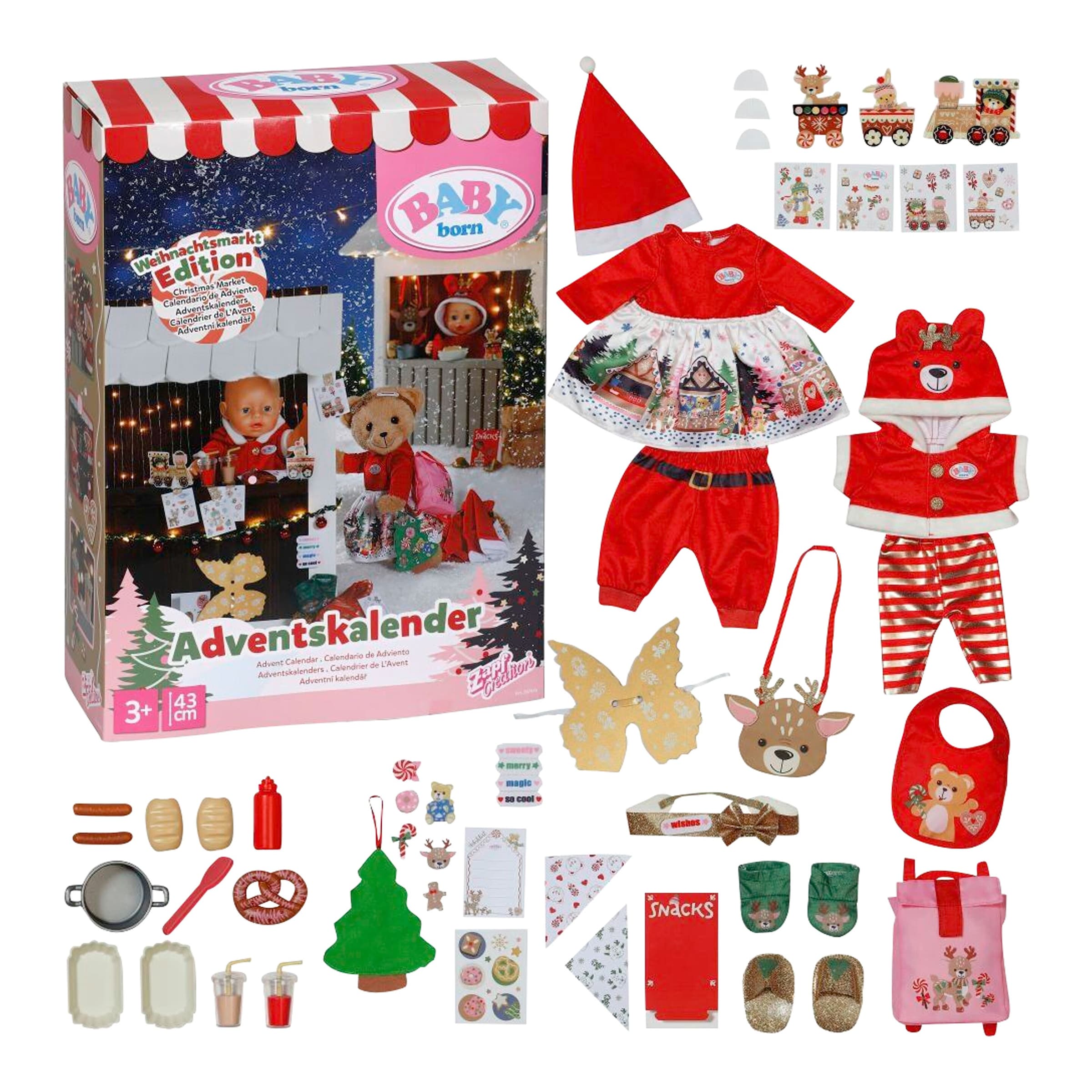 Zapf Creation Baby Born Adventskalender 2025 43 cm