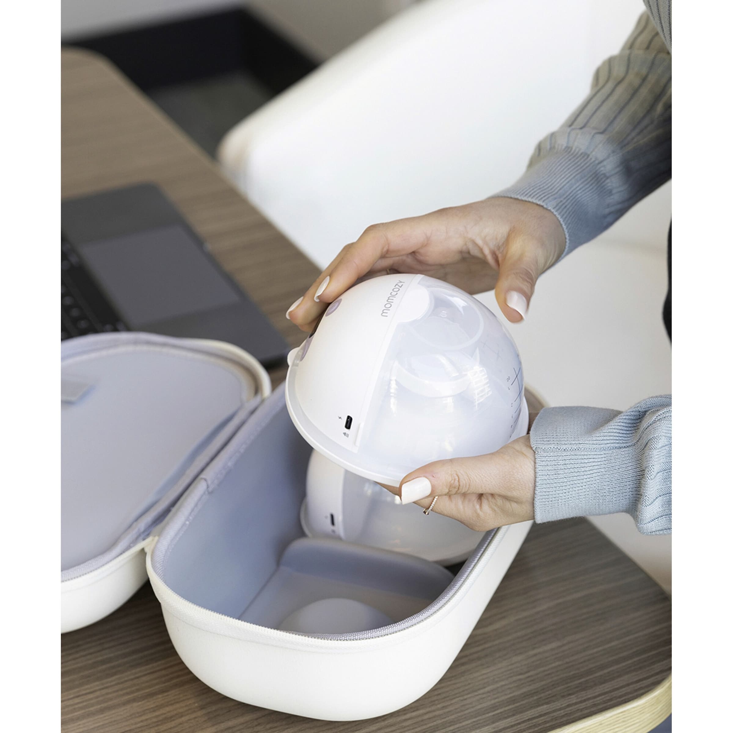 Momcozy Elektrische Milchpumpe M5 Smart, tragbar