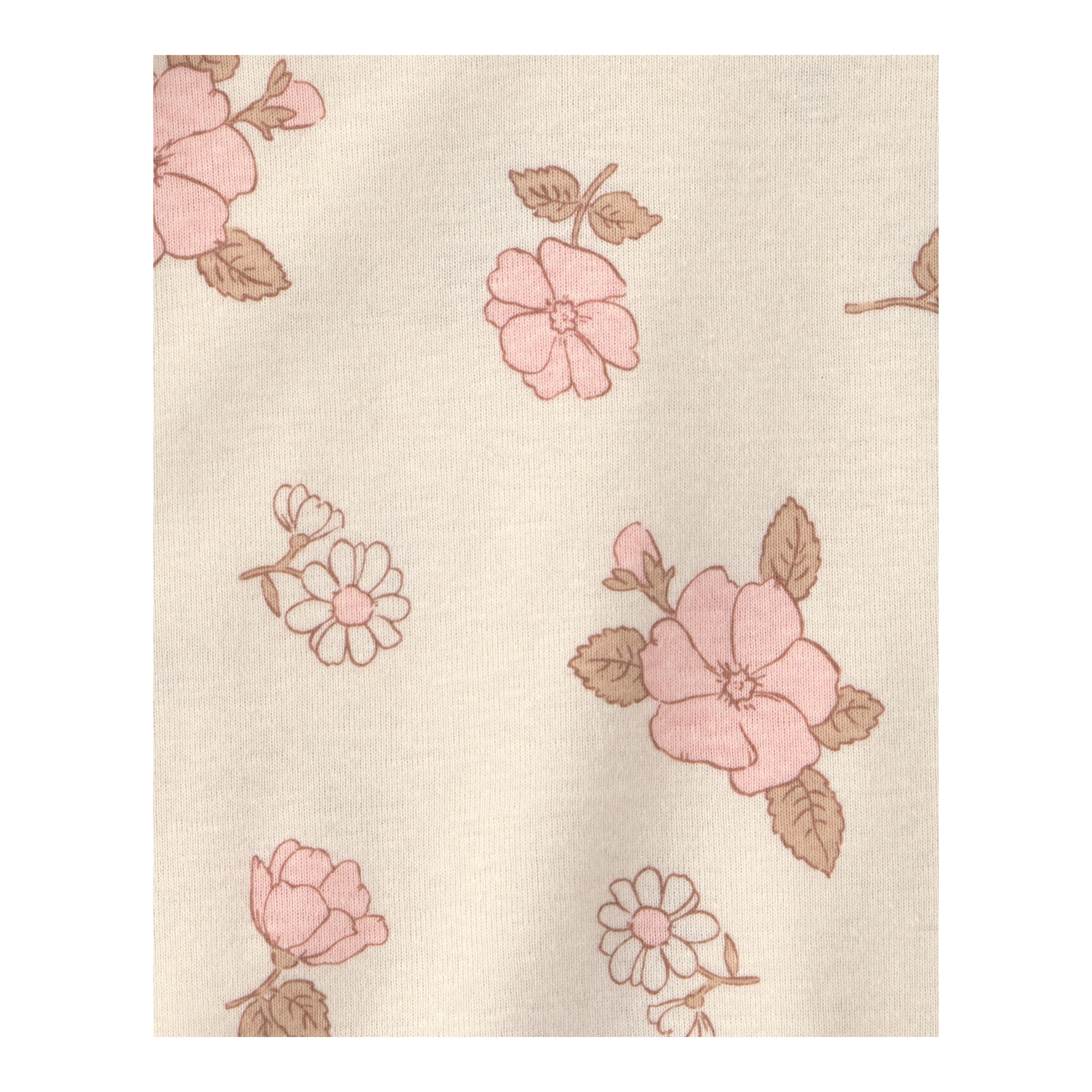 Carter's 5er-Pack Bodys kurzarm Blumen Ringel Rippqualität