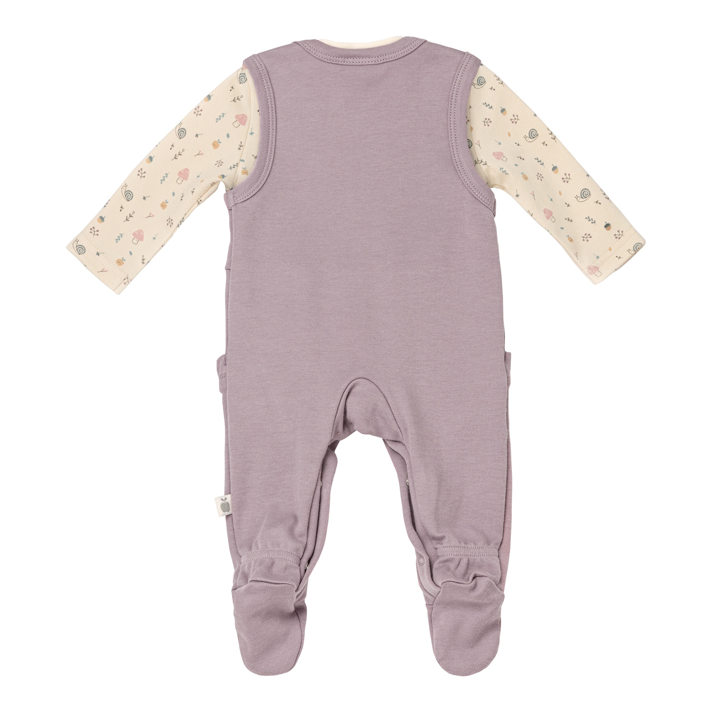 Bornino Sweet Nature Strampler-Set 2-tlg. mit Shirt Pilz